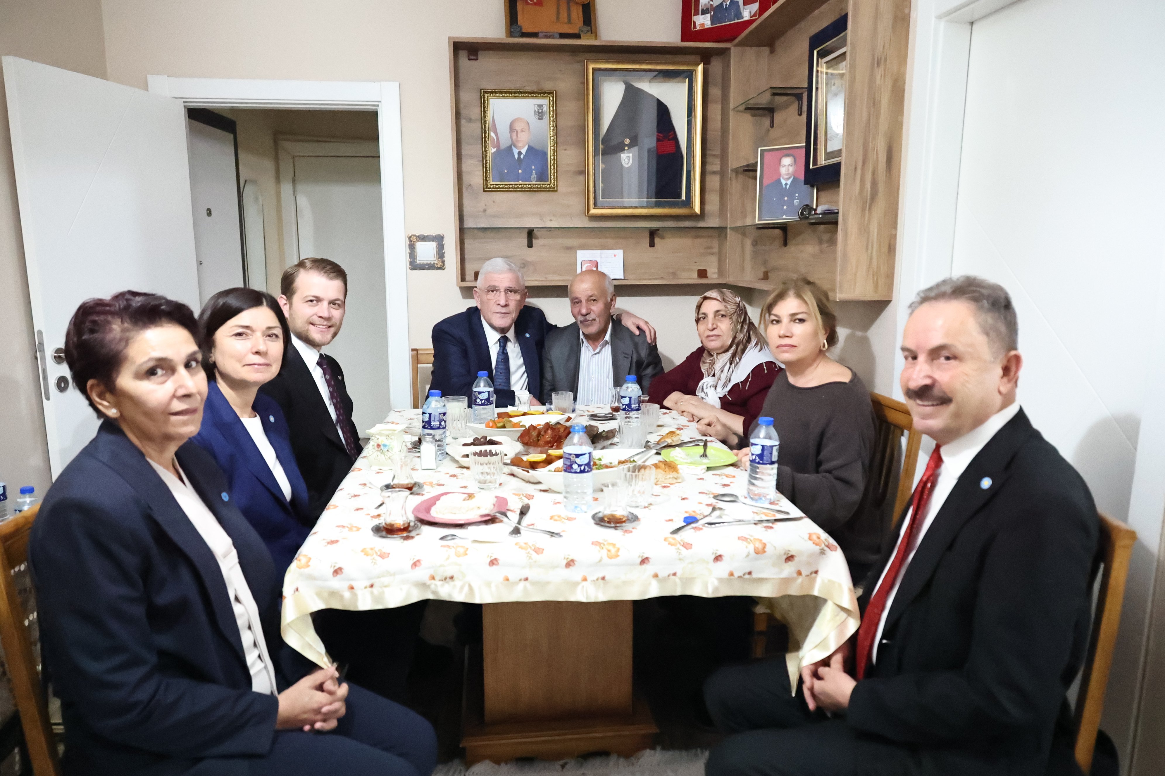 İYİ Parti Müsavat Dervişoğlu şehit yakınları