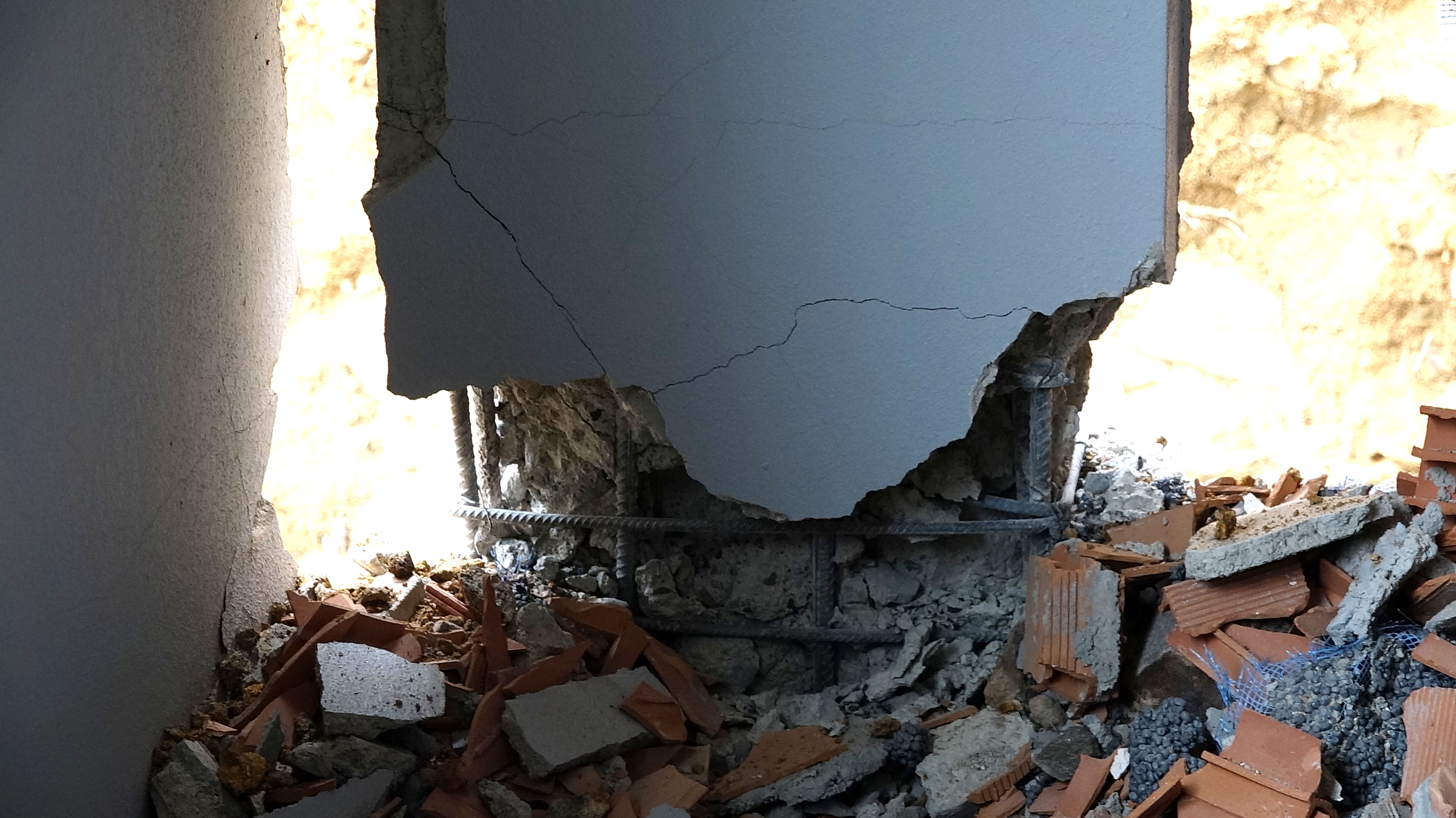 Riskli yamaç mühendislik çalışması