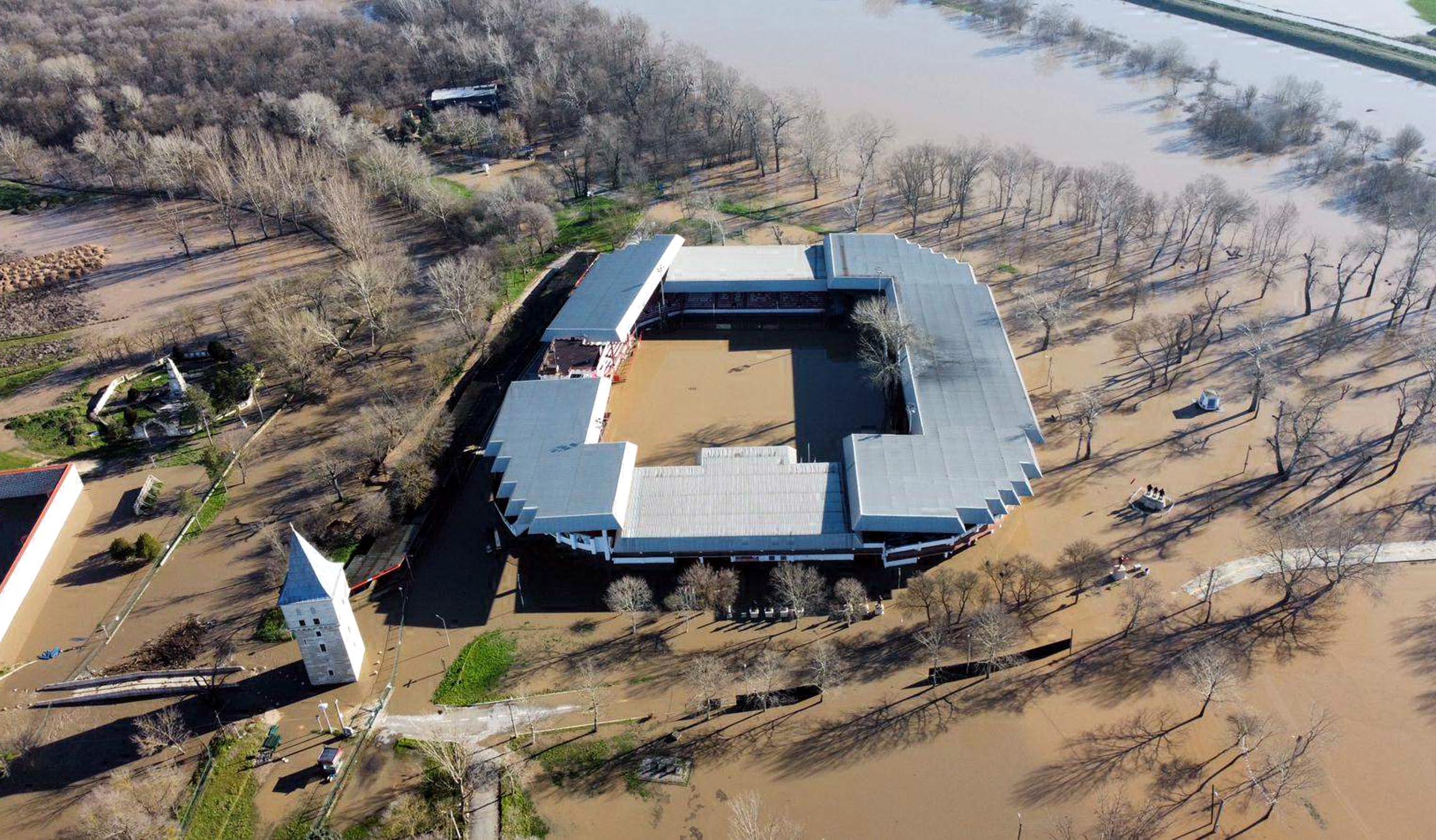 Tunca Nehri taşkını Kırkpınar