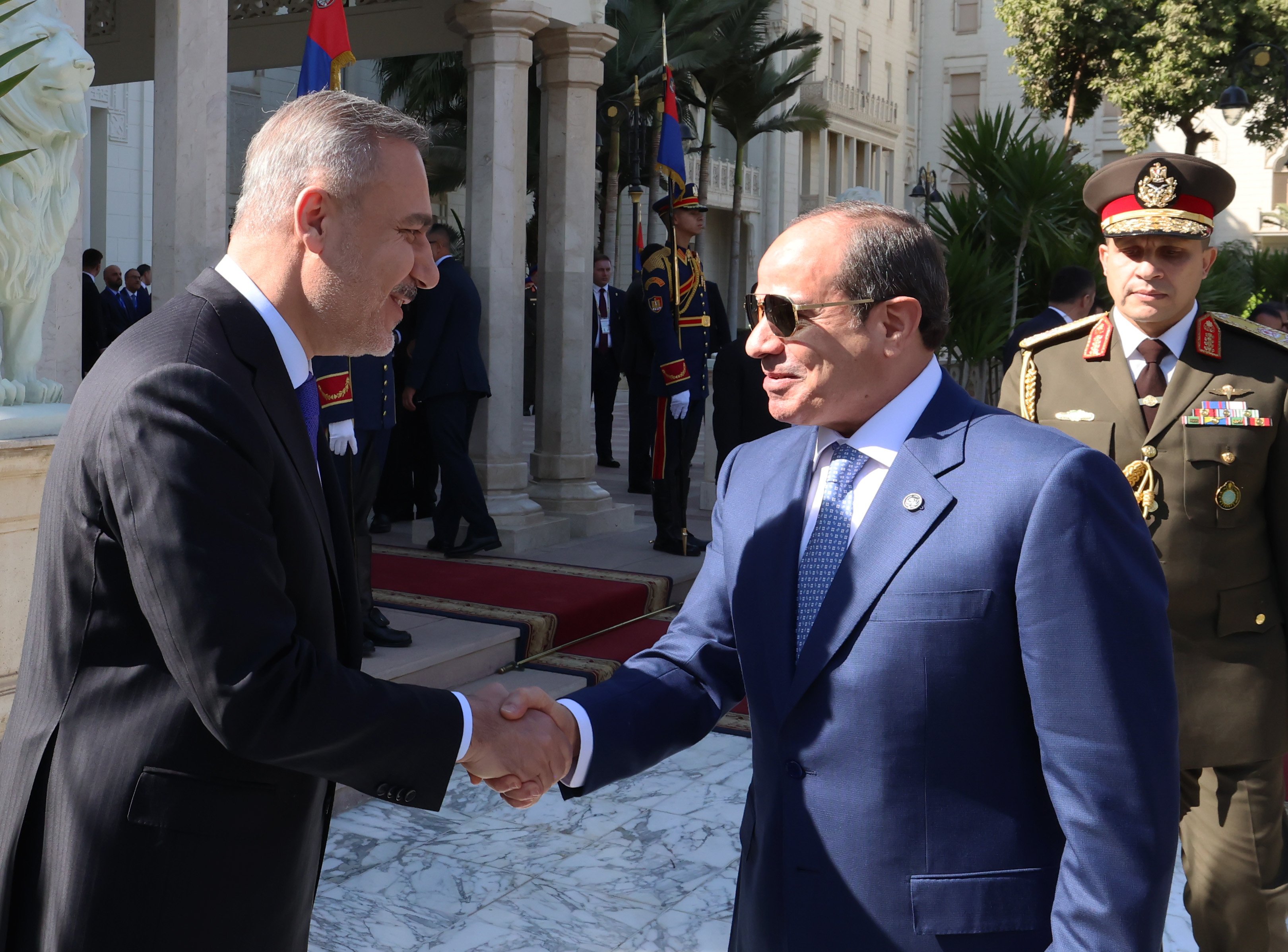 Erdoğan Sisi görüşmesi