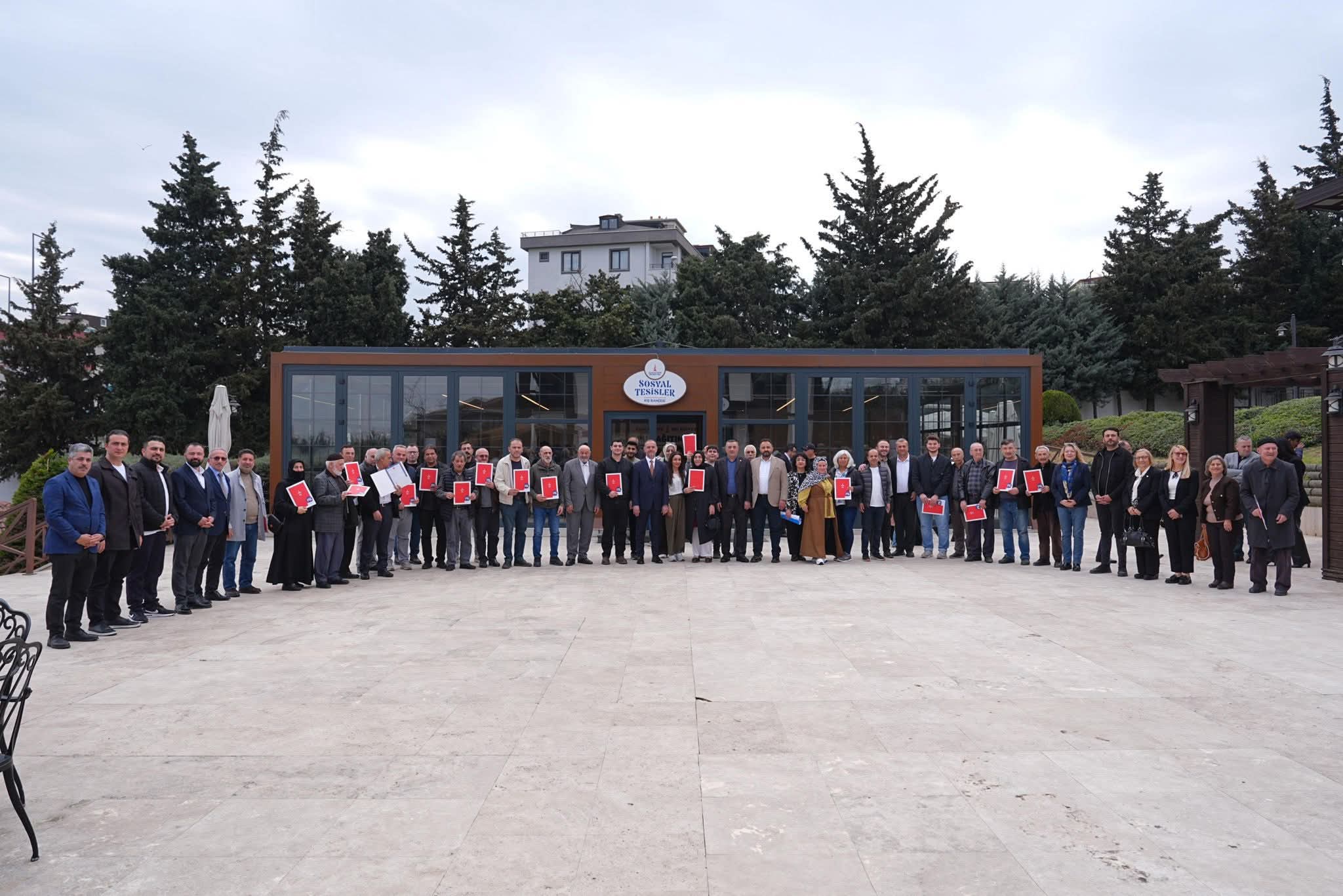 Sancaktepe tapu teslim töreni genel görünüm