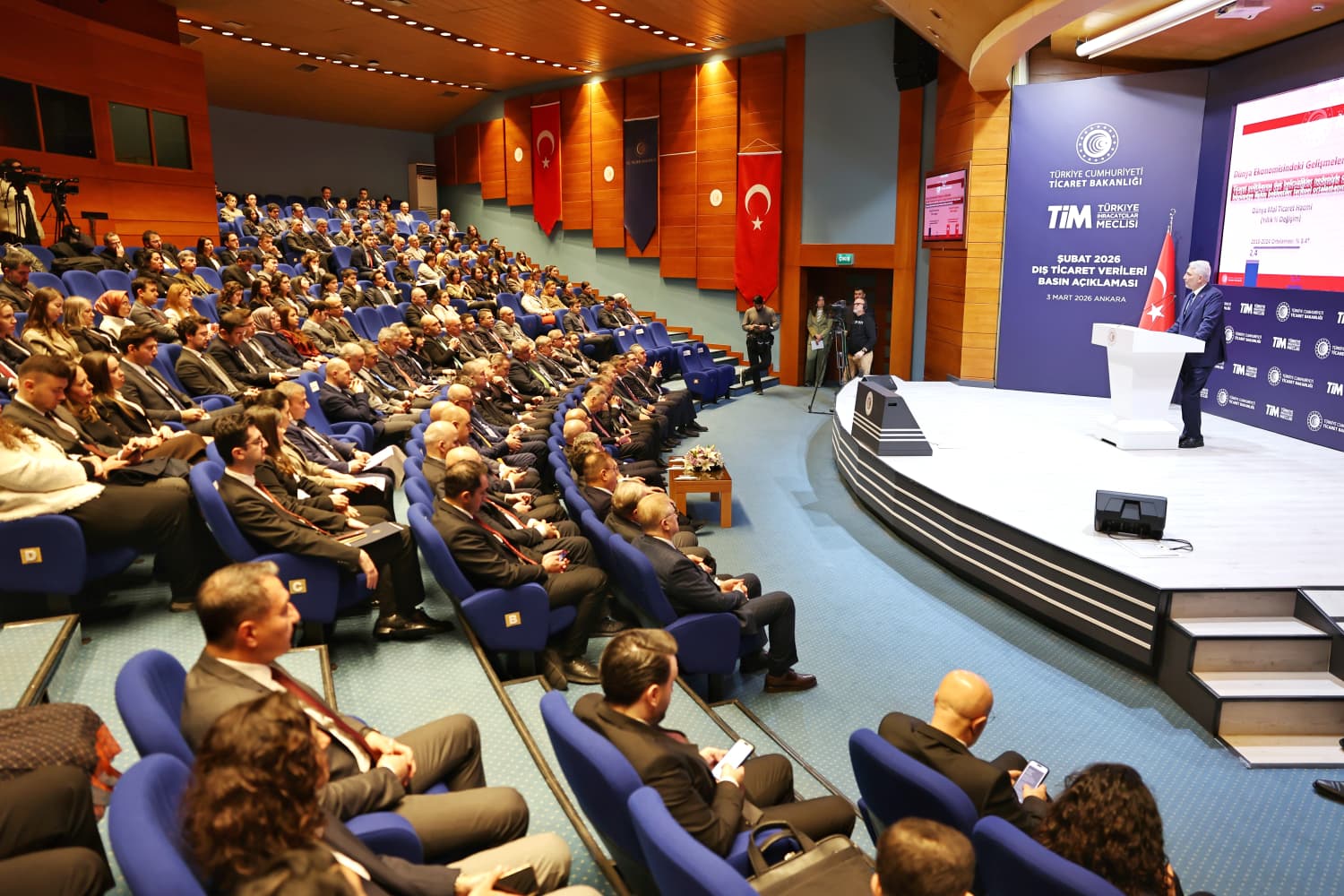 Ticaret Bakanı Ömer Bolat Şubat Ayı İhracat Rakamlarını Açıklıyor