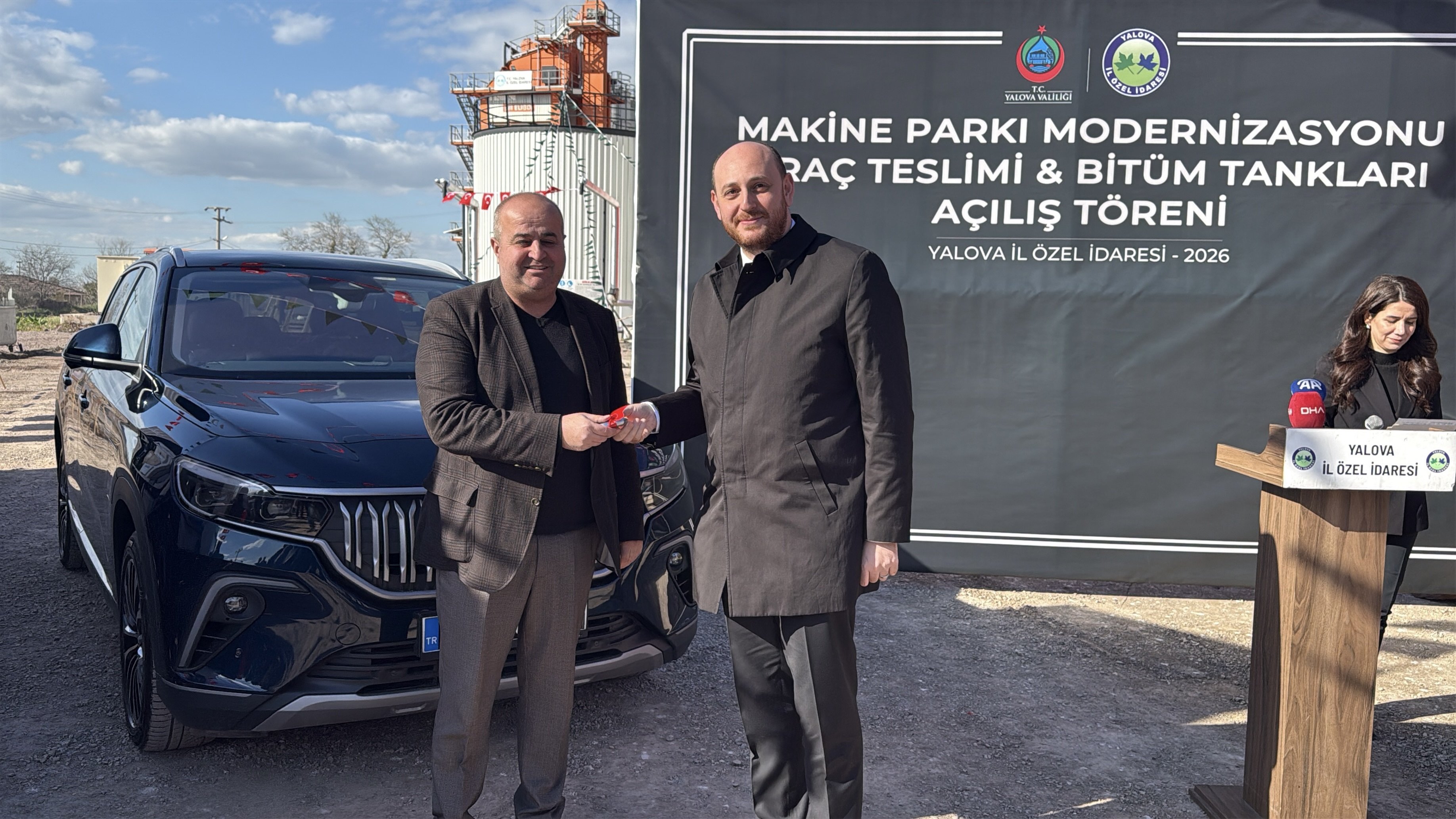 Ahmet Büyükgümüş Yalova İl Özel İdaresi Araç Teslim Töreni