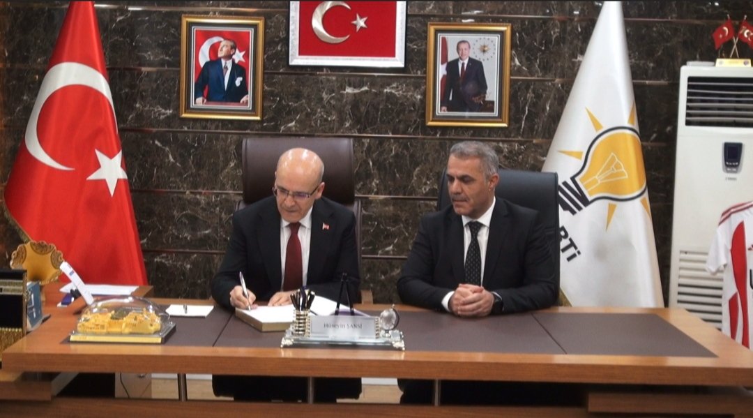 Hazine ve Maliye Bakanı Mehmet Şimşek Batman AK Parti toplantı