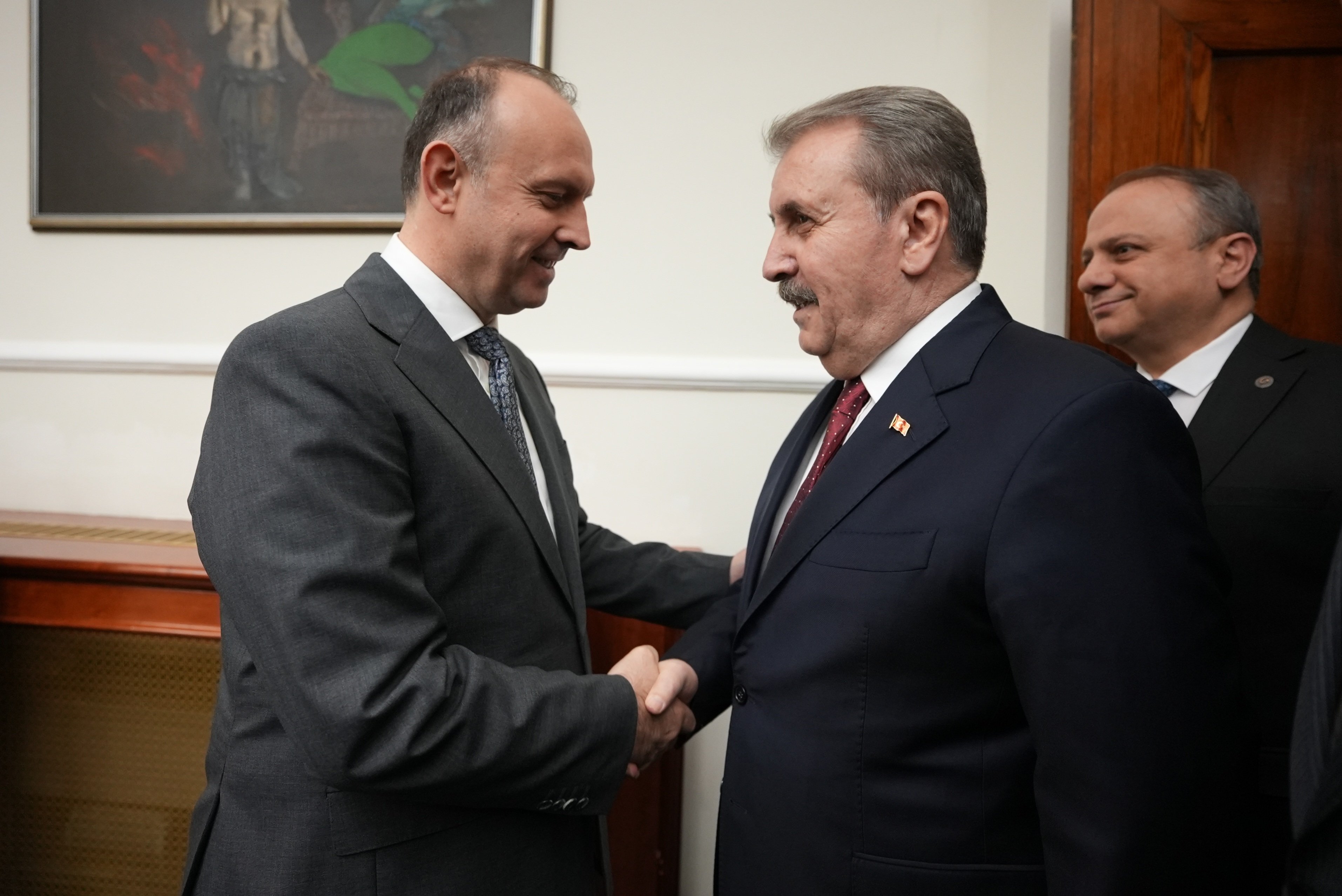 Destici Türk Demokratik Partisi Genel Merkezinde