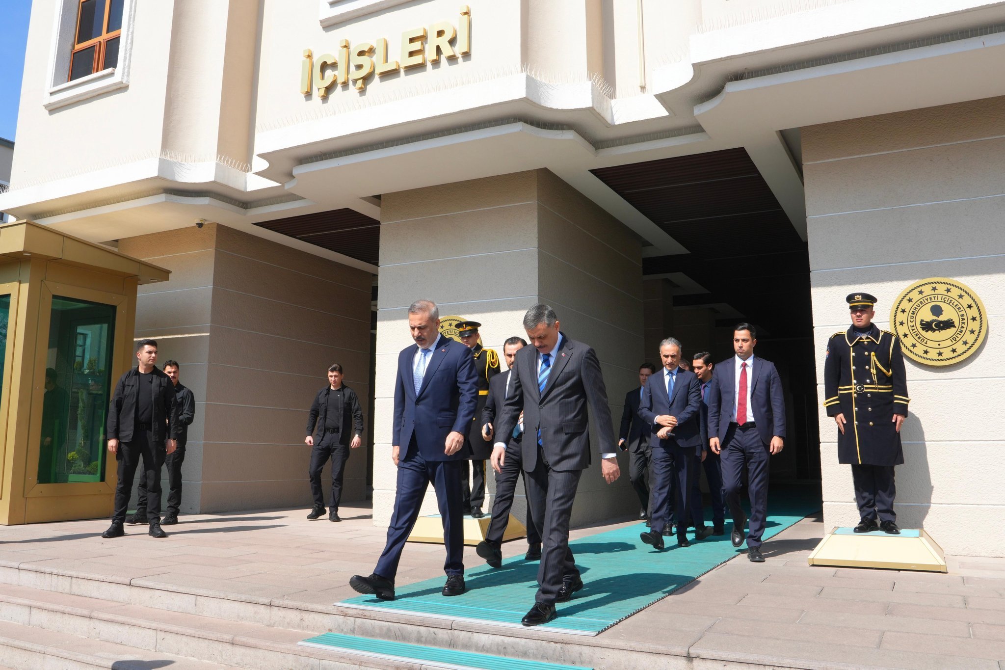 Hakan Fidan Mustafa Çiftçi ziyareti