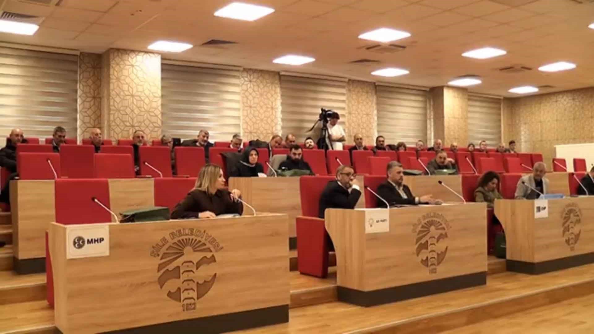 Şile Belediye Meclisi toplantısı