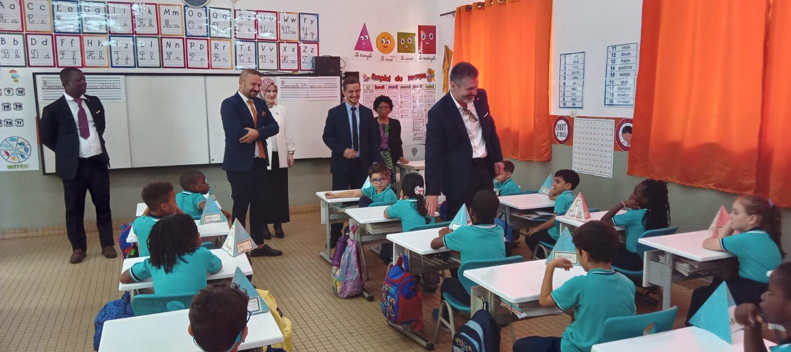 Ünal Eryılmaz Senegal üniversite ziyareti