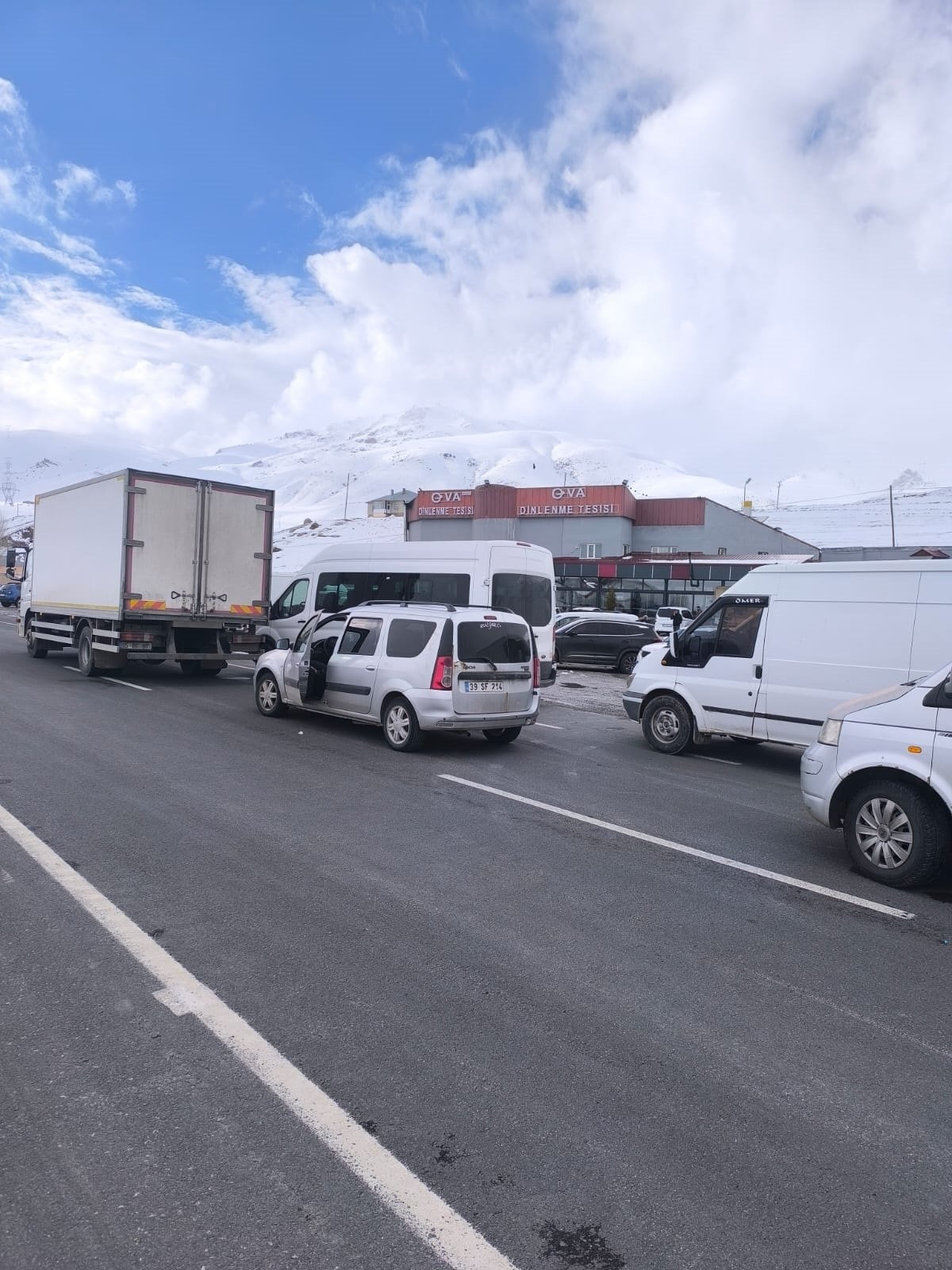 Van kış şartları karayolu