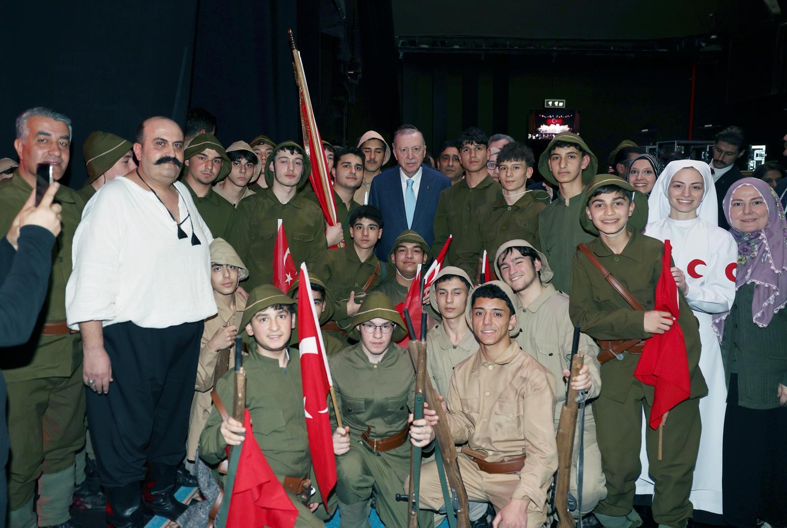 Cumhurbaşkanı Erdoğan Şüheda 1915 Tiyatrosu