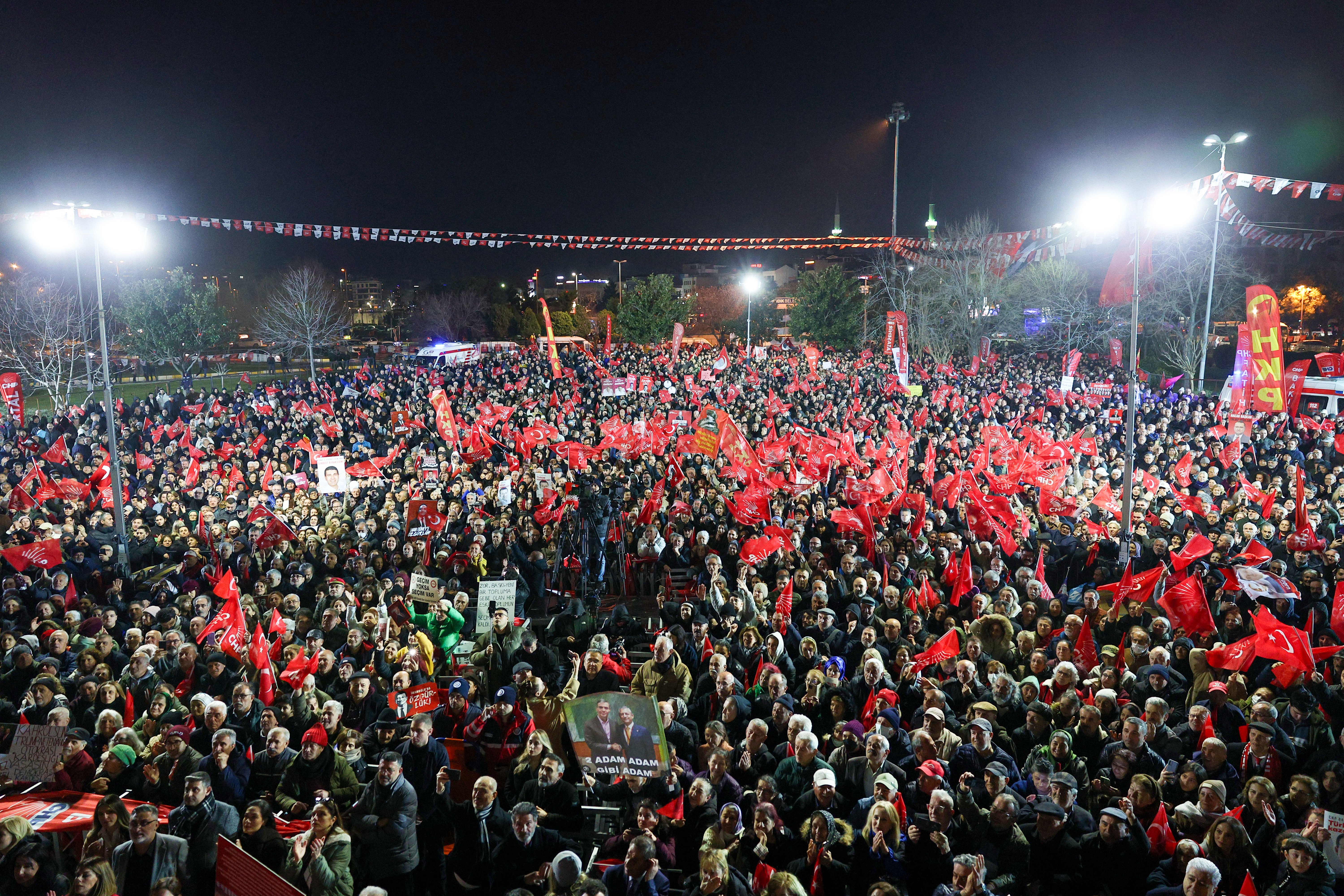 Özgür Özel Pendik Mitingi