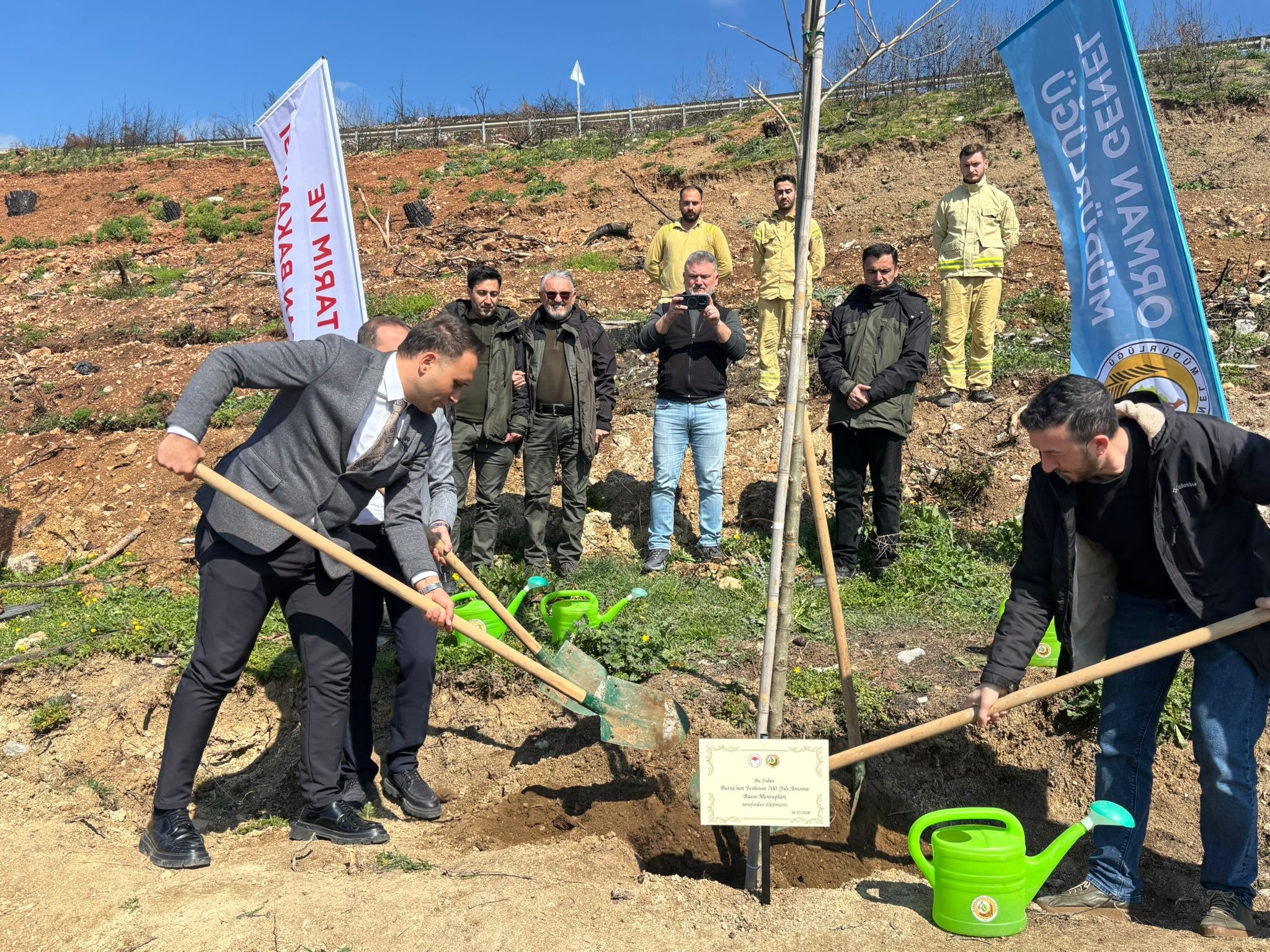 Bursa Orman Bakanlığı yangın havuzu inşaatı