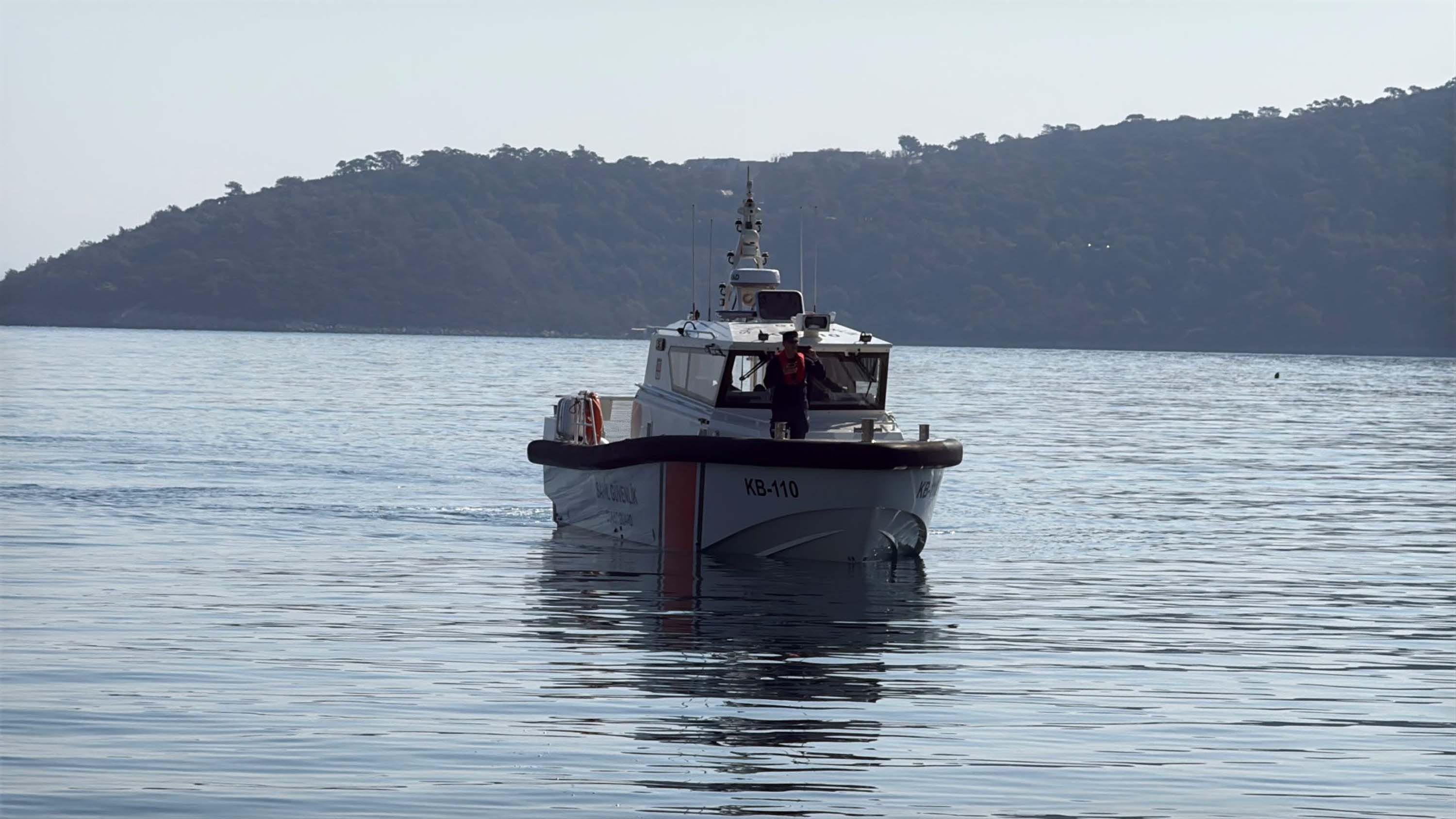 Türkbükü sahili operasyon görüntüsü