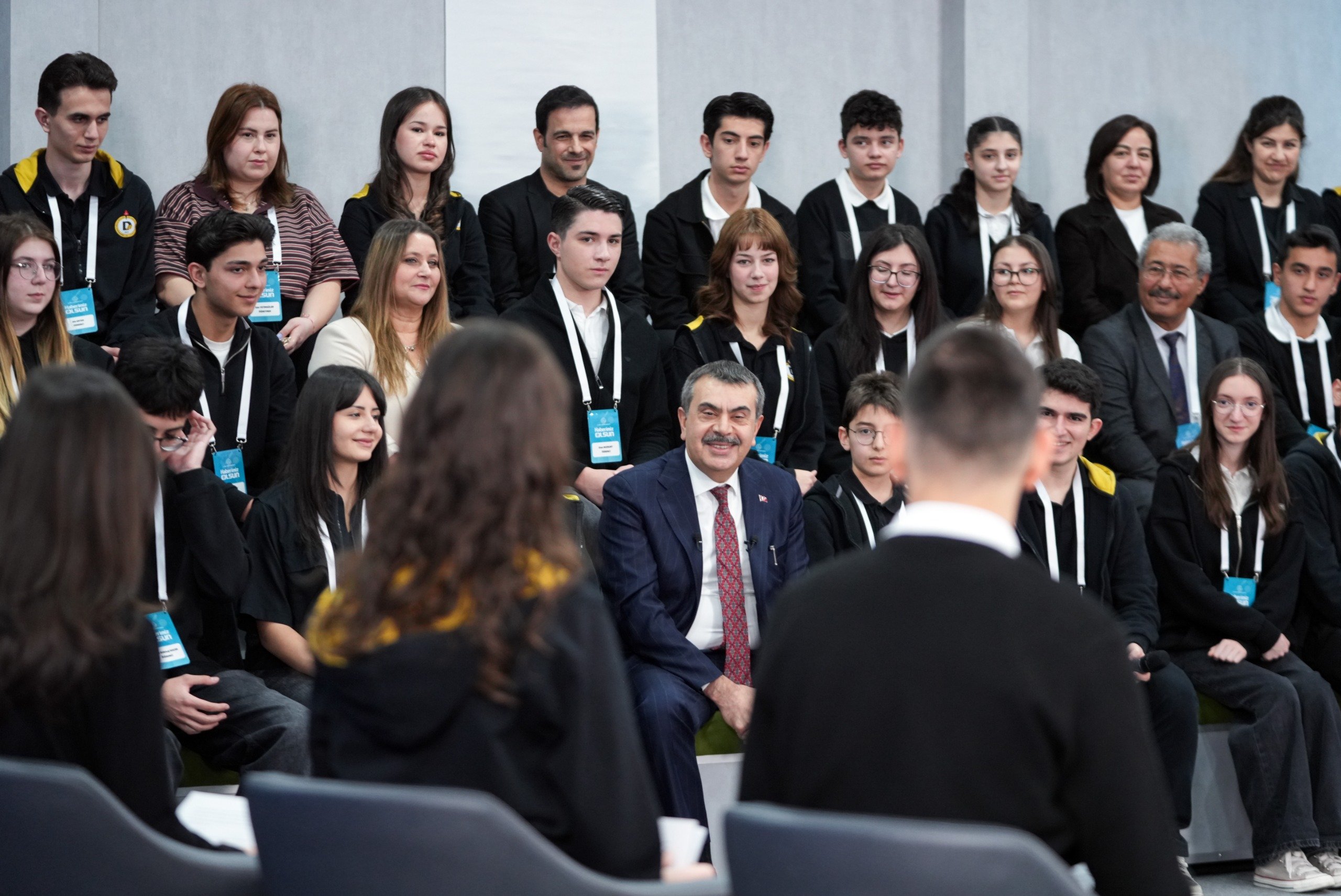 Öğrenciler haber hazırlıyor