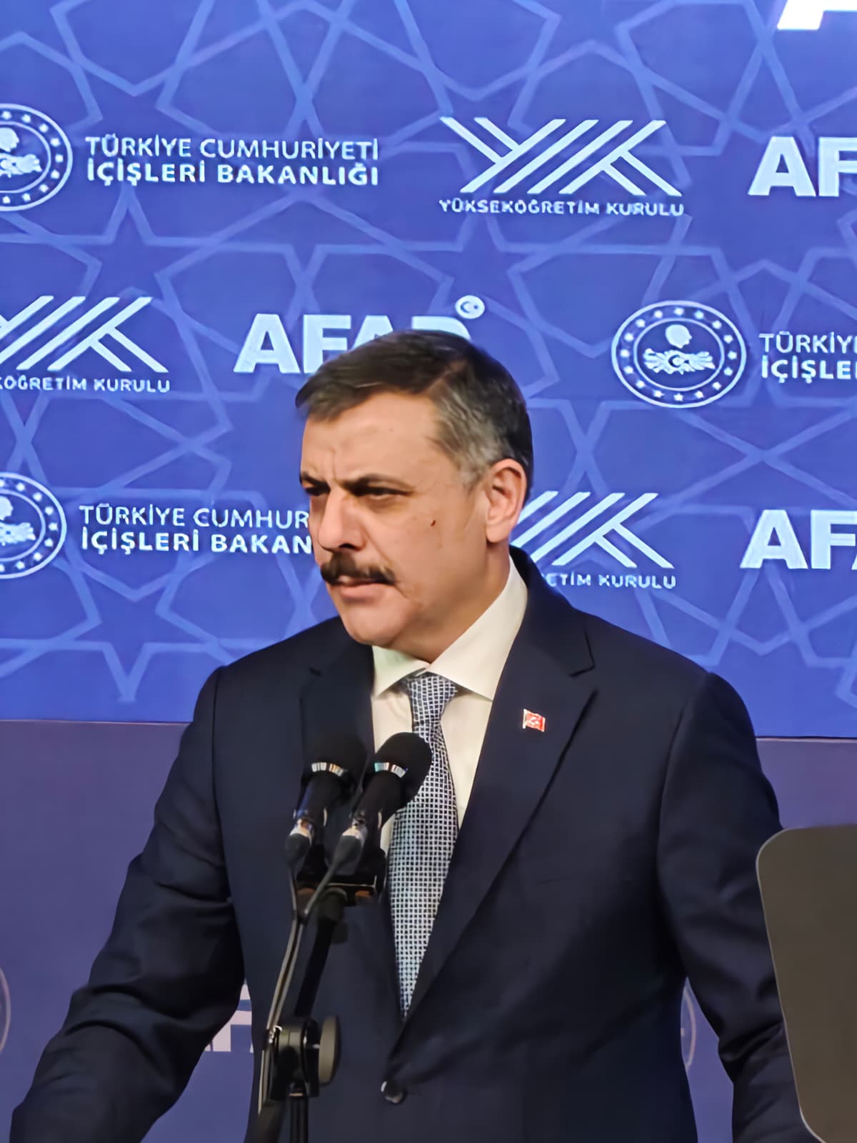 İçişleri Bakanı Mustafa Çiftçi Konuşma Yapıyor