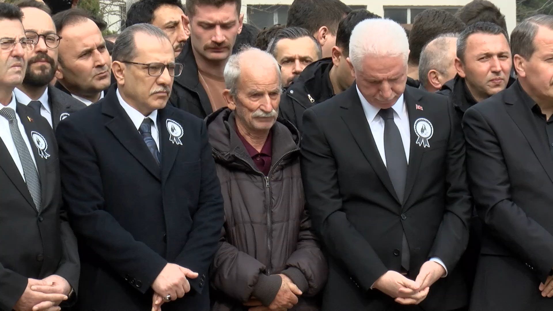 Cenaze töreninden görüntüler