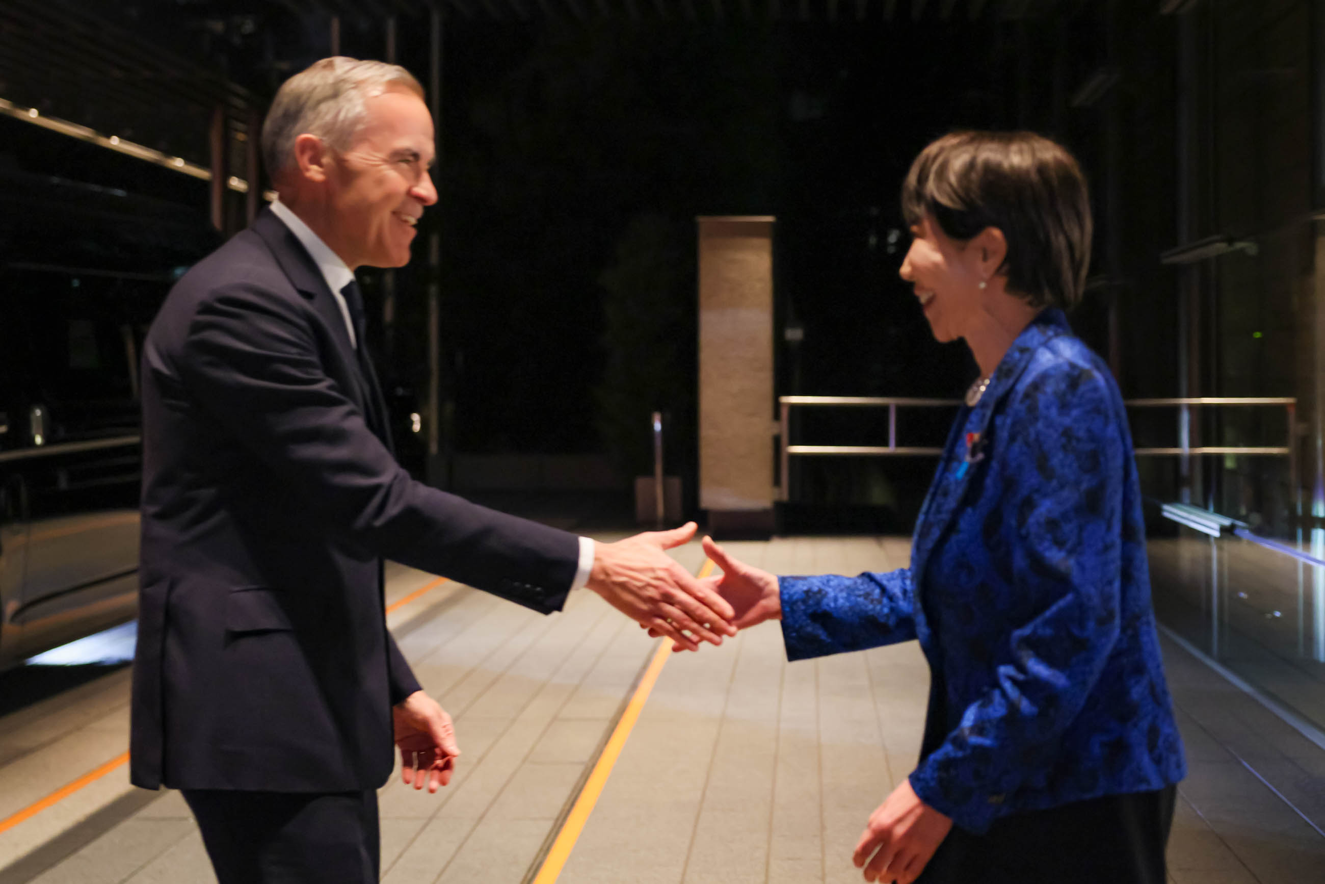 Japonya Kanada liderleri diplomatik görüşme