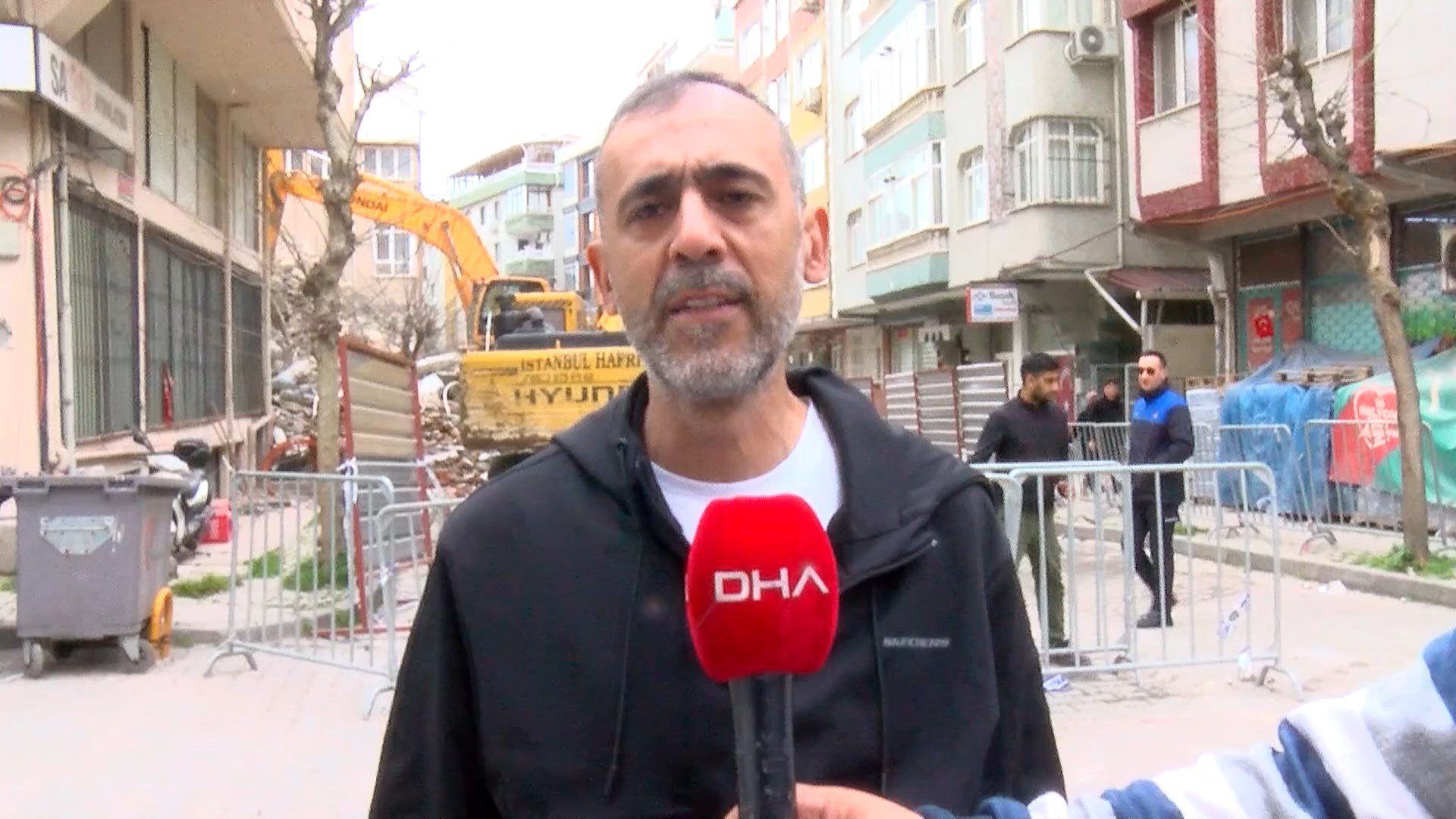 Güngören hasarlı bina dış görünüm