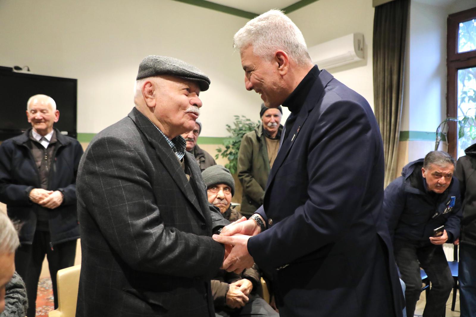 Bakan Bolat Darülaceze Başkanı Görüşmesi