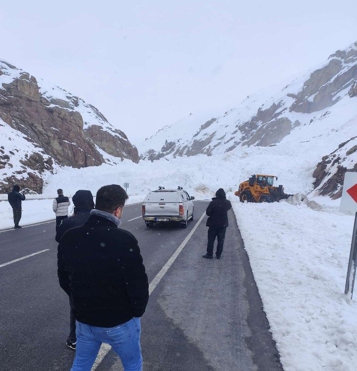 Van Hakkari yolu çığ
