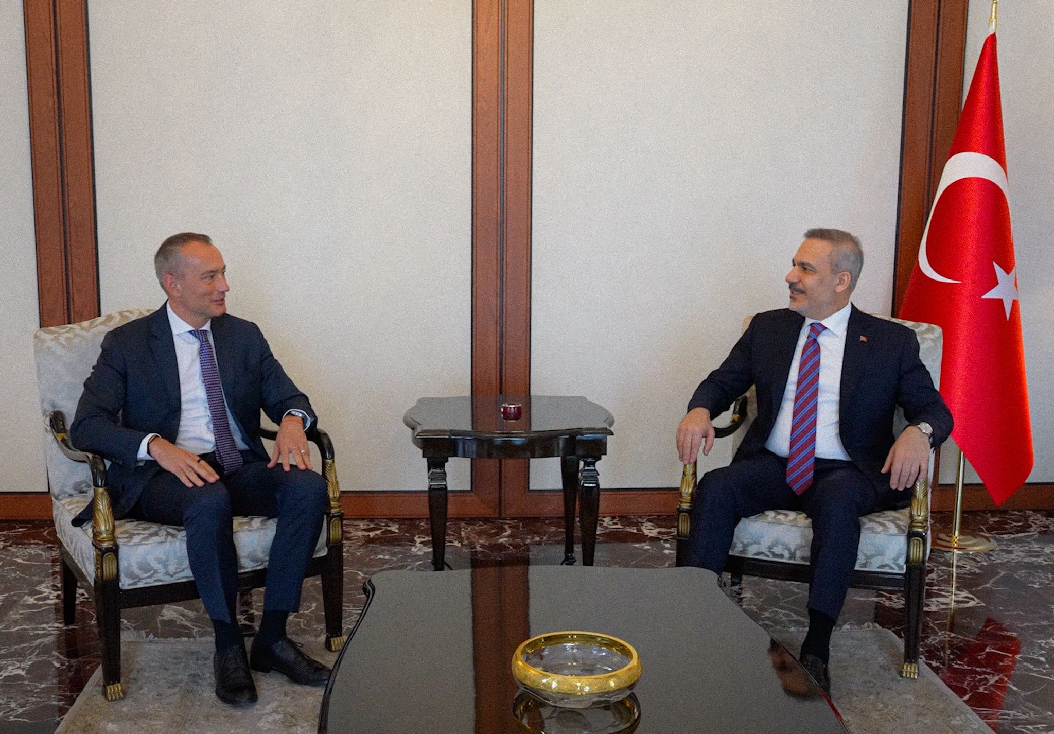 Hakan Fidan Nikolay Mladenov görüşmesi