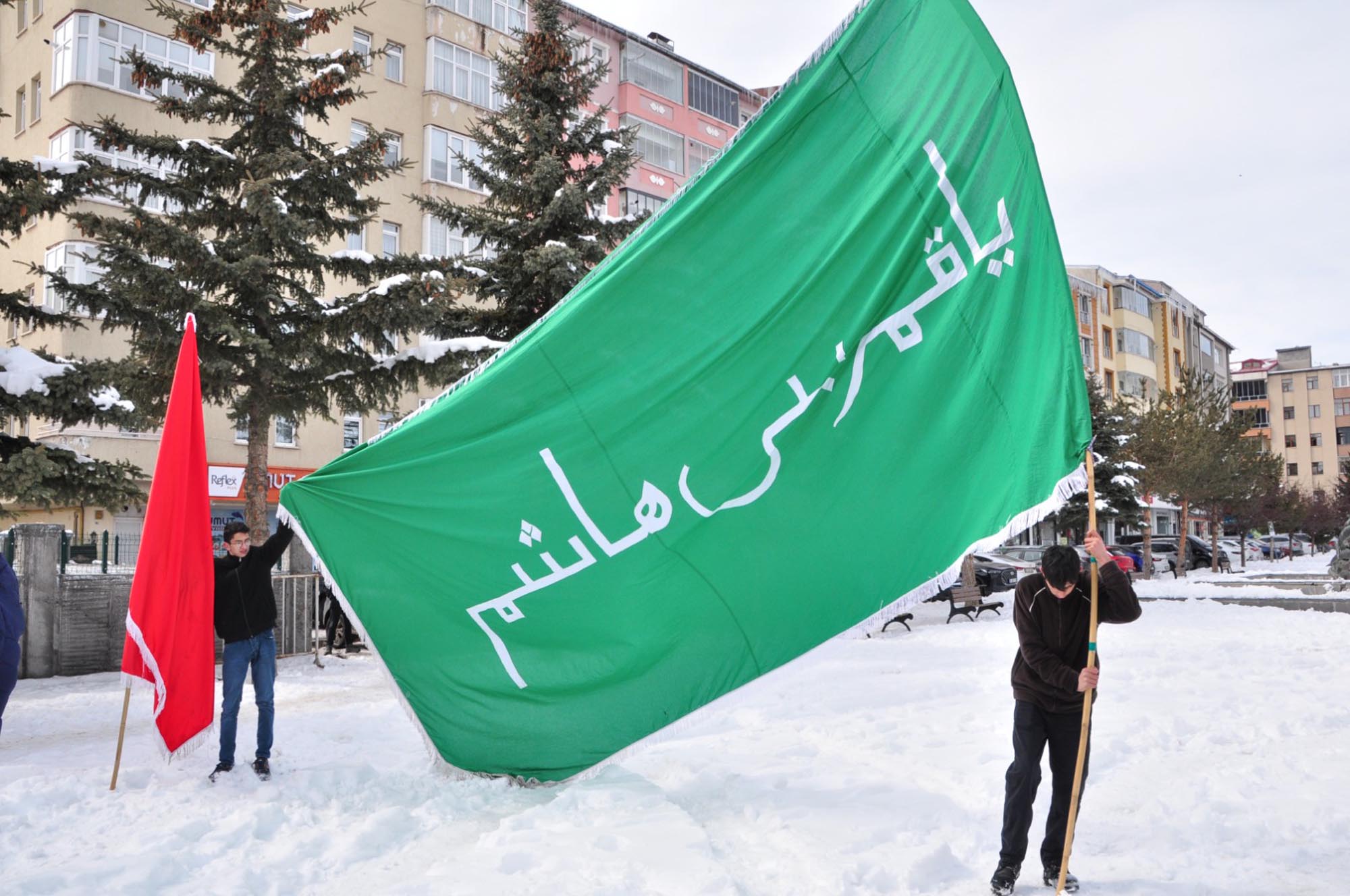 Kars protestosu genel görünüm