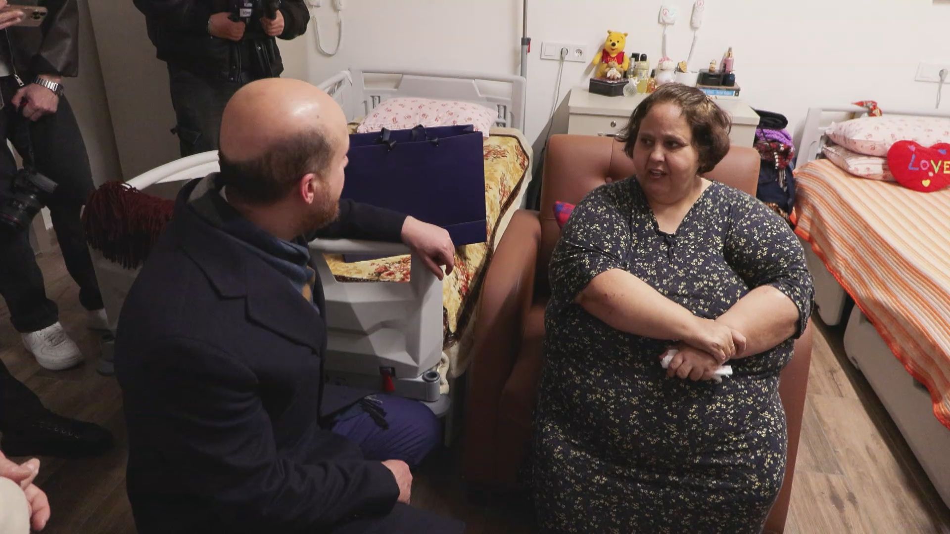 Darülaceze iftar programından bir görüntü