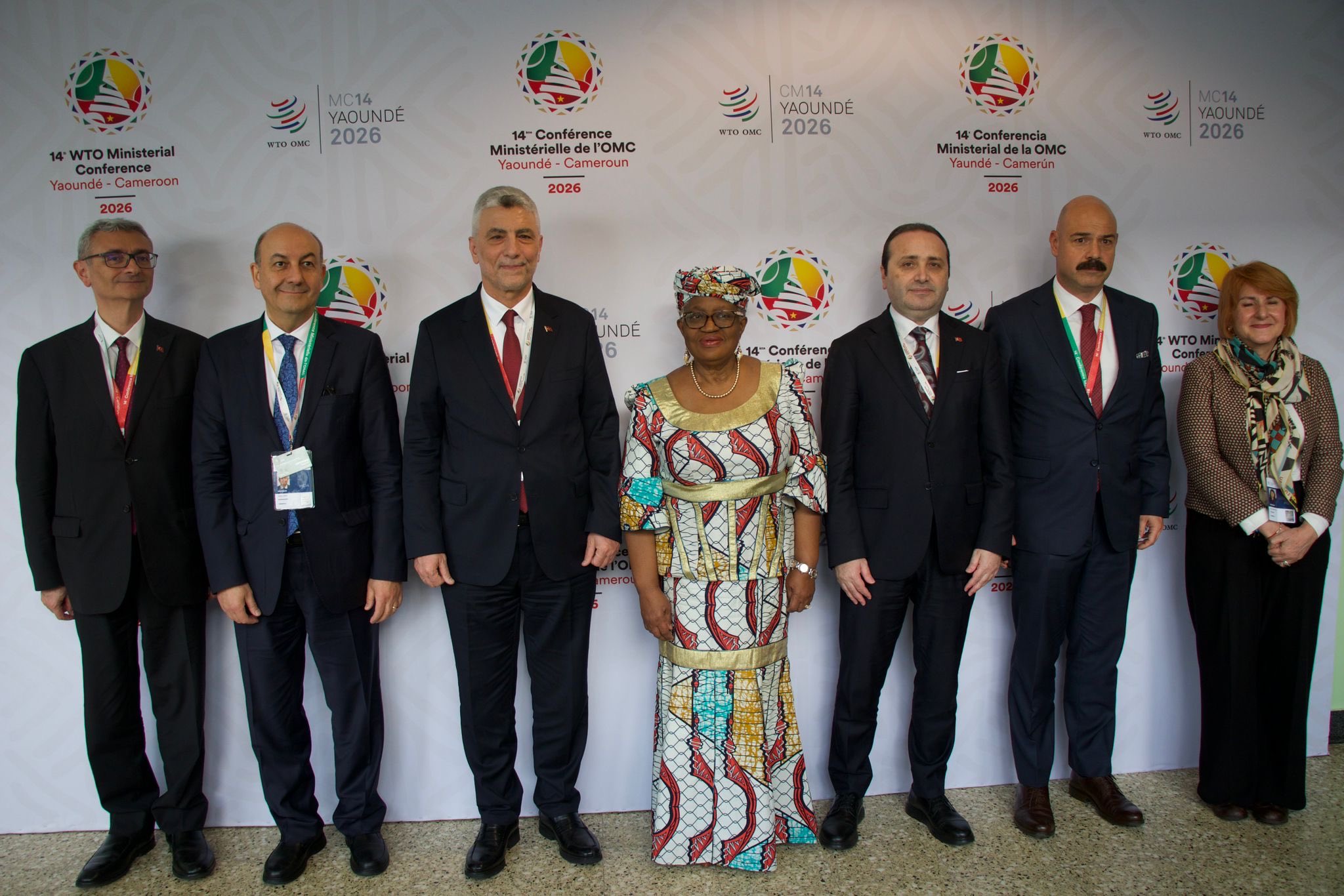 Ticaret Bakanı Ömer Bolat DTÖ Genel Direktörü Ngozi Iweala ile görüşüyor