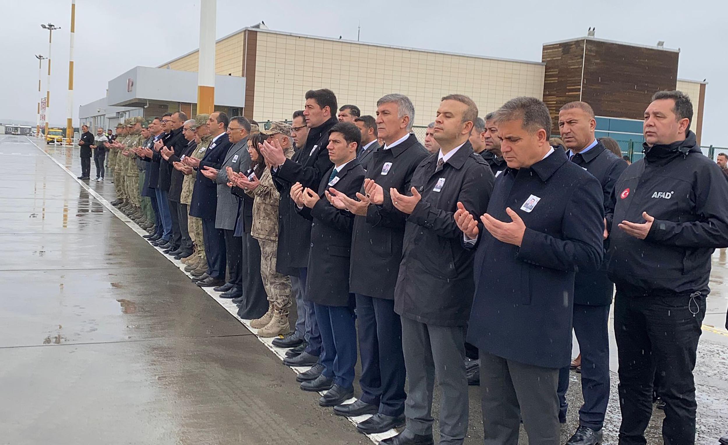 Törene katılan protokol üyeleri