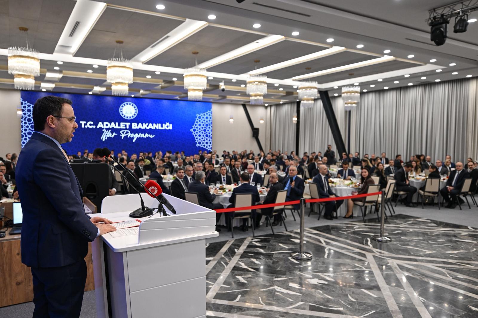 Adalet Bakanlığı iftar programından genel görünüm