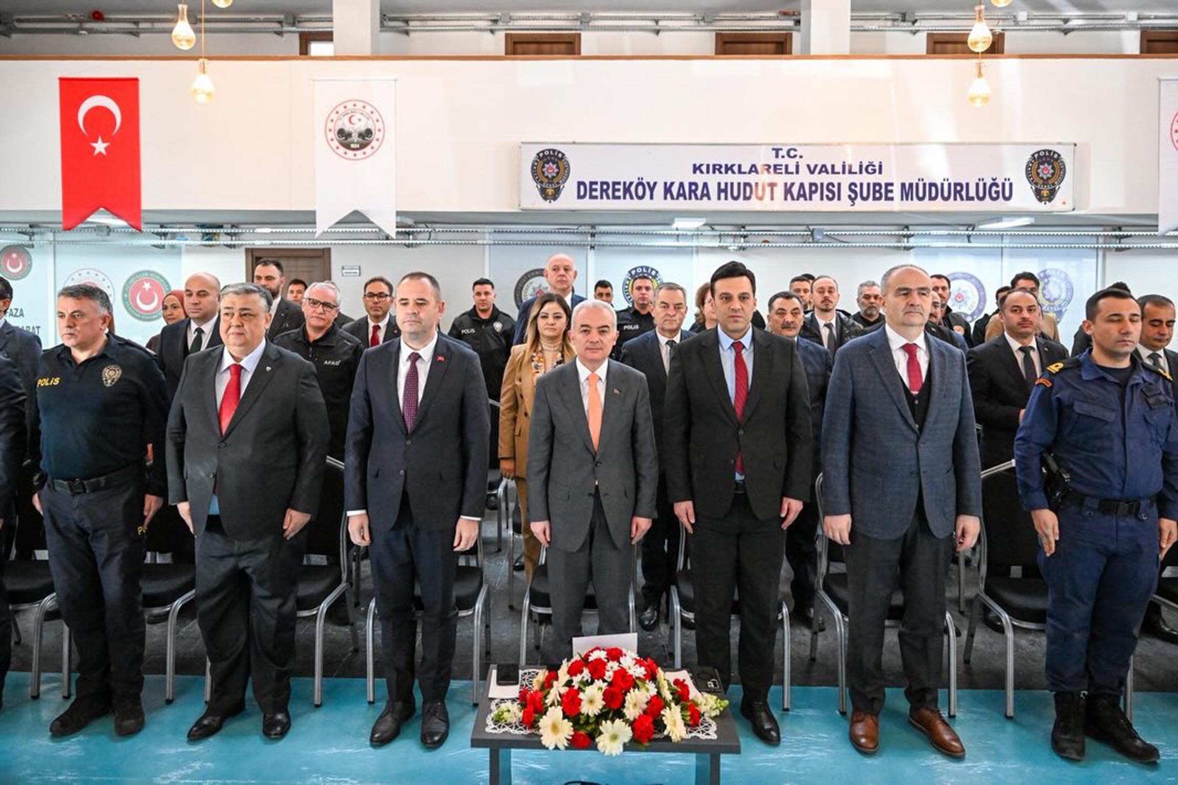 Dereköy Sınır Kapısı töreninden genel görünüm