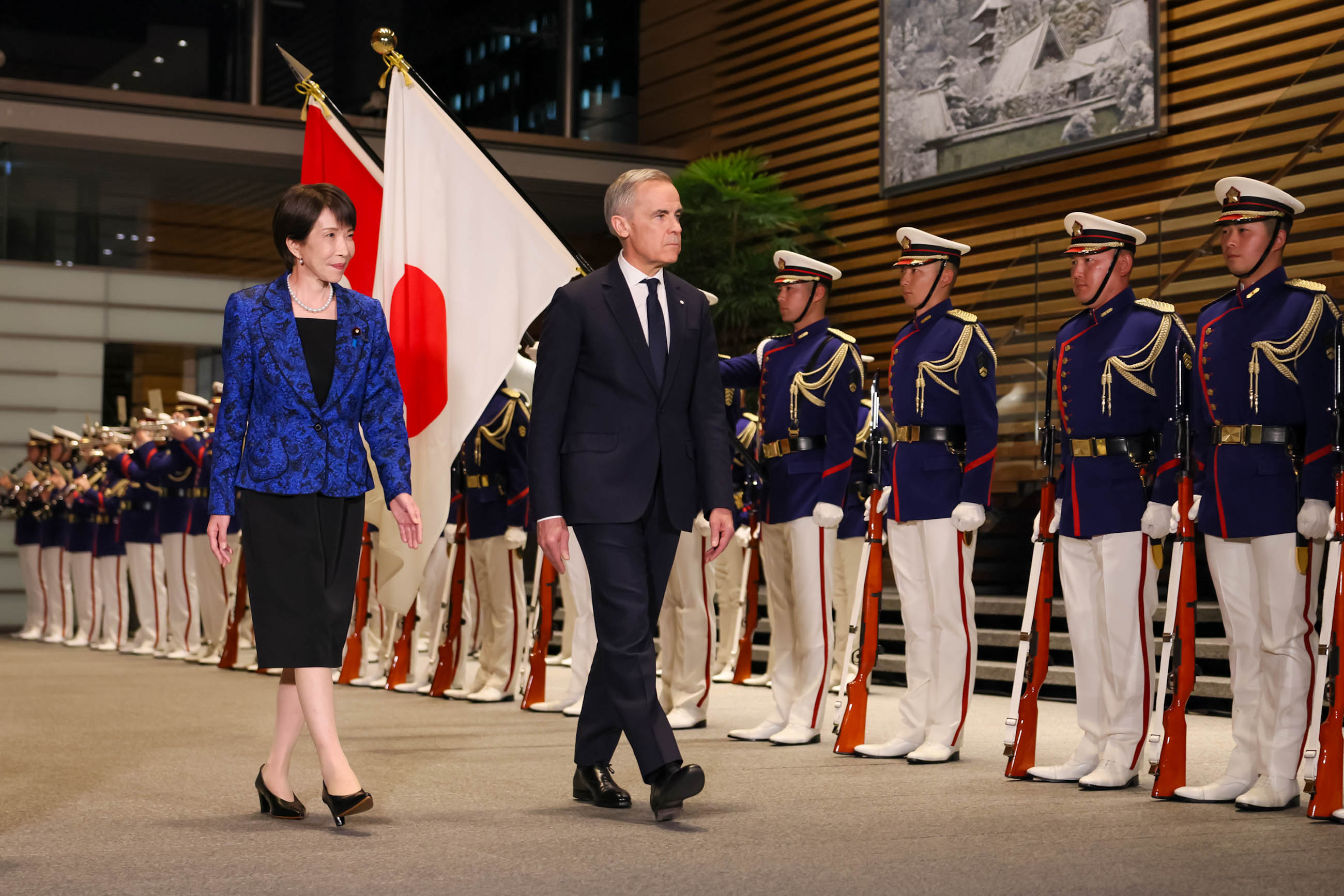 Japonya Başbakanı Takaichi Kanada Başbakanı Carney ile görüşüyor