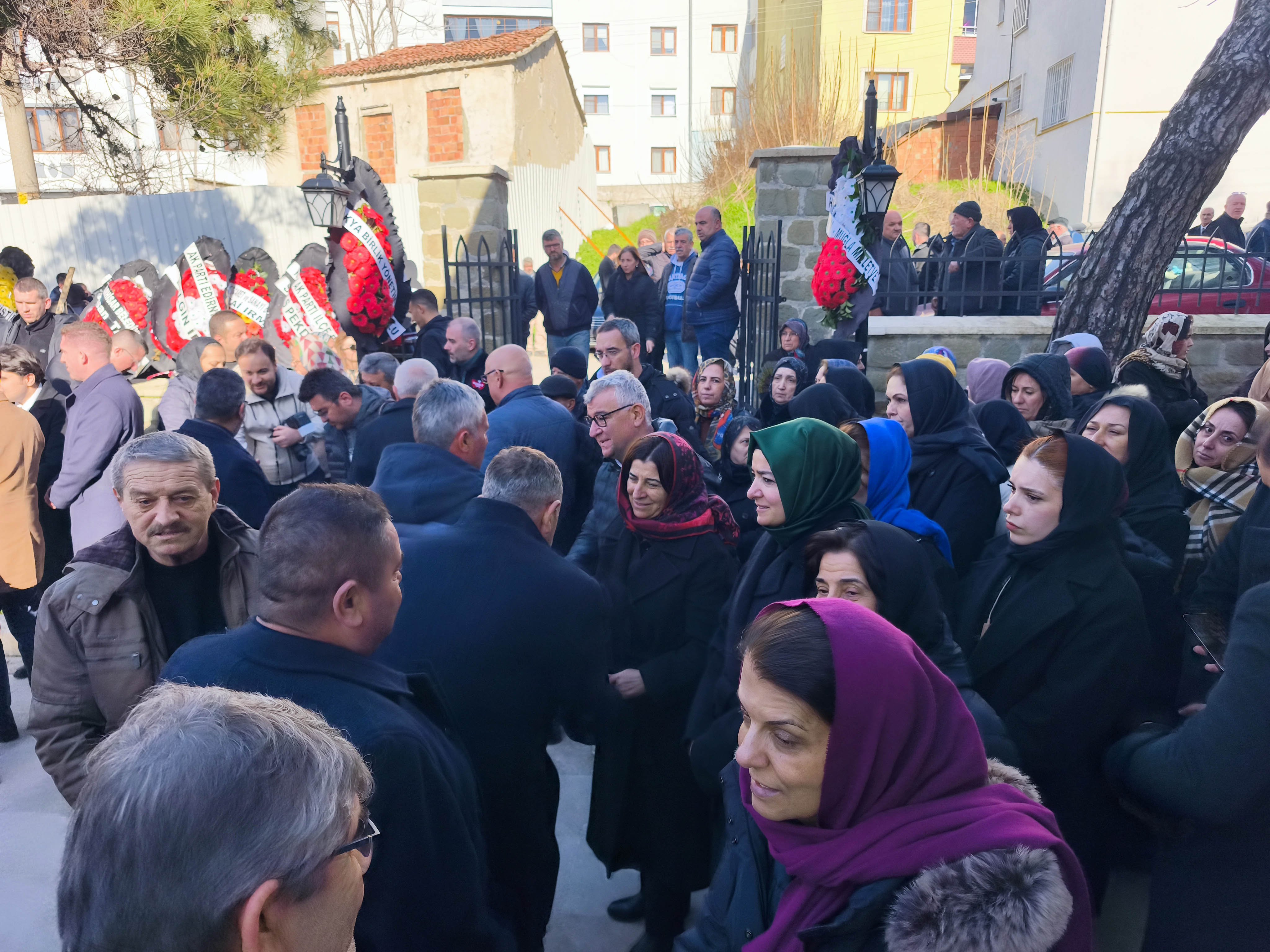 Keşan cenaze töreni siyasetçiler