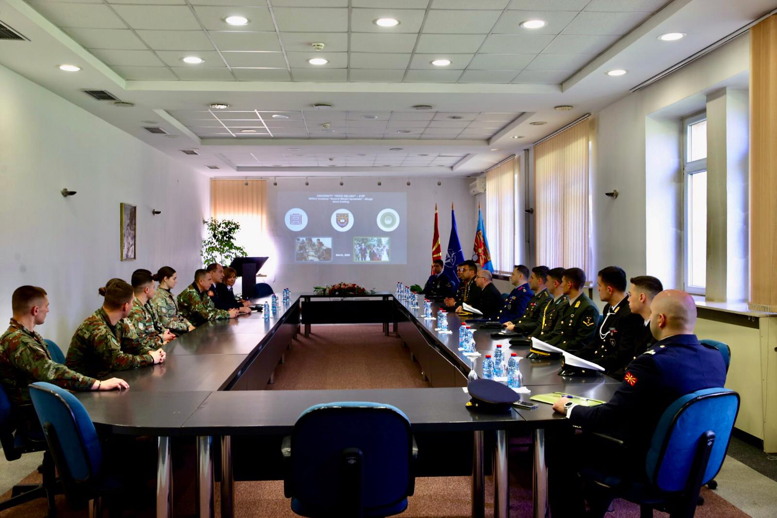 MSB Heyeti Kuzey Makedonya Harp Okulu Ziyareti