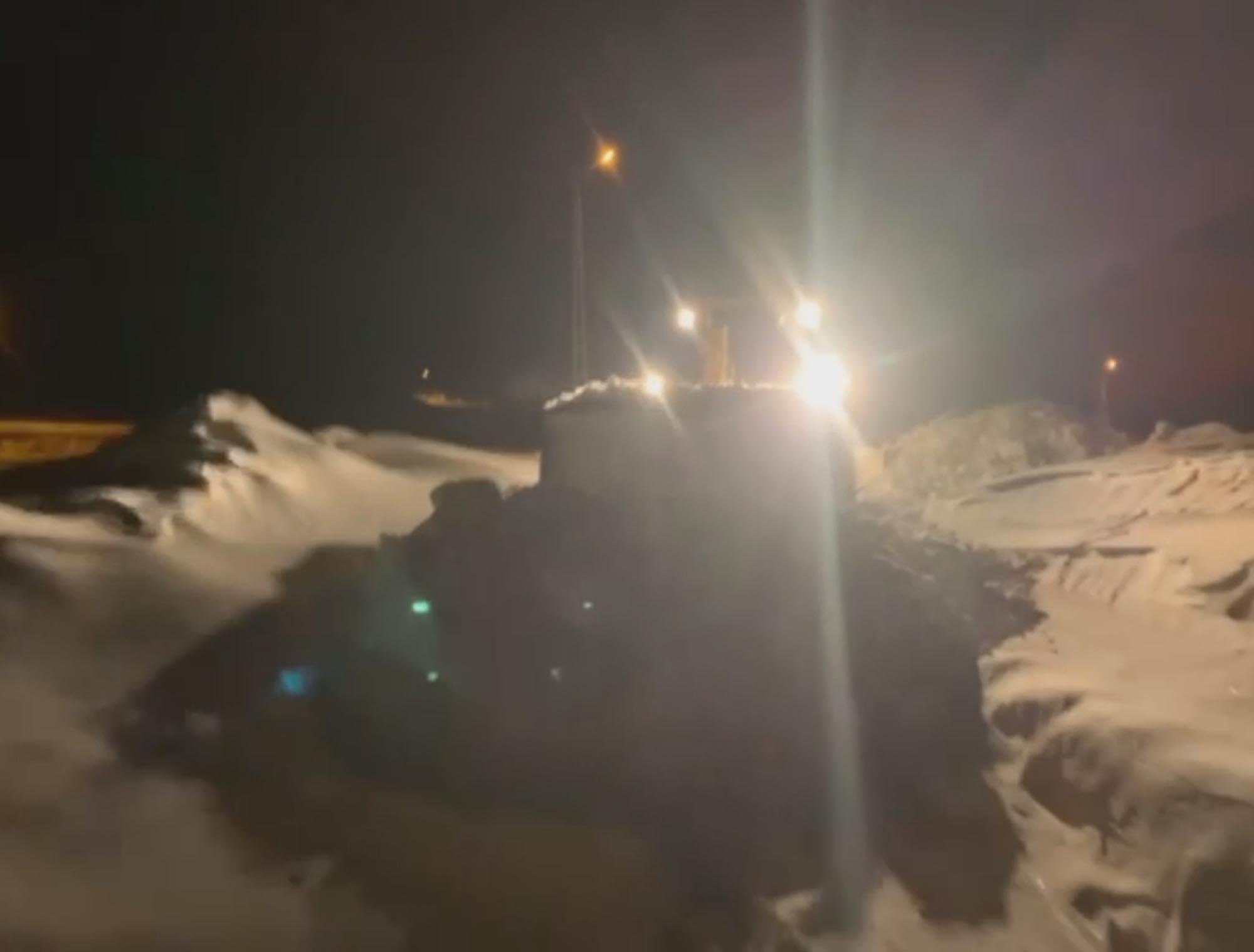 Kars tipi köy yolu kapalı