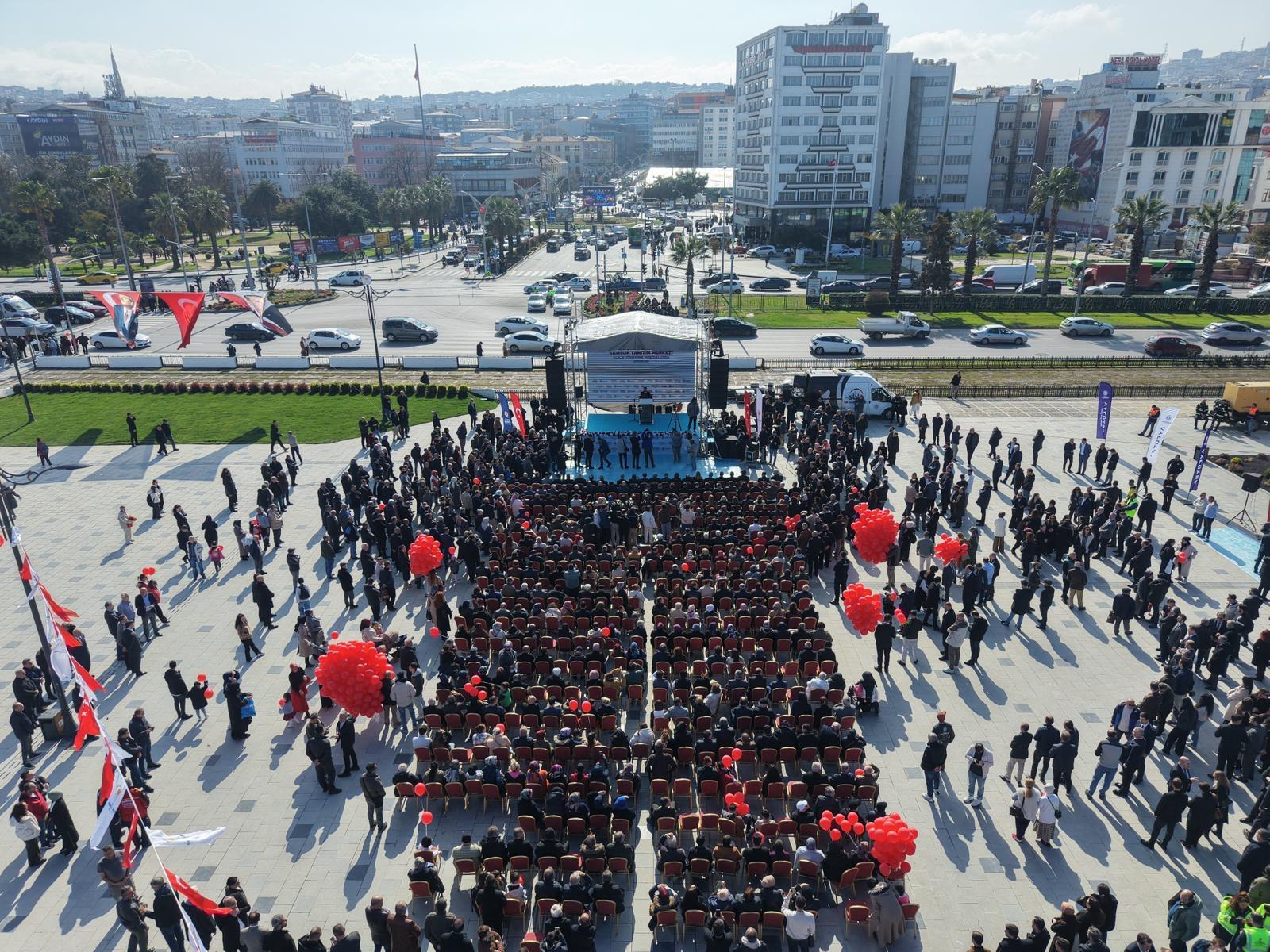 Samsun İstiklal Meydanı Açılış Töreni
