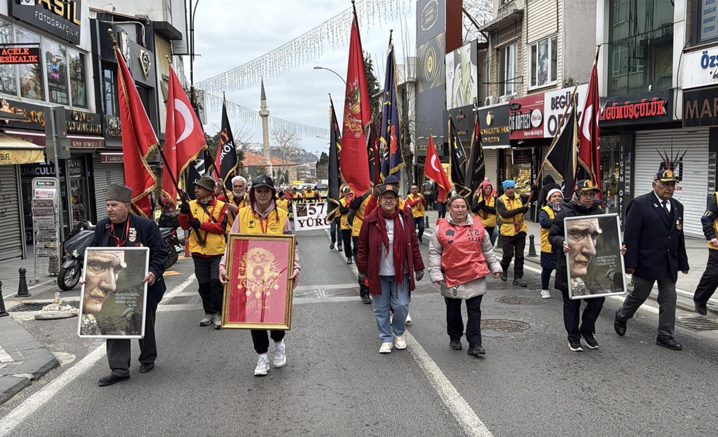 Çelenk sunma töreni Tekirdağ