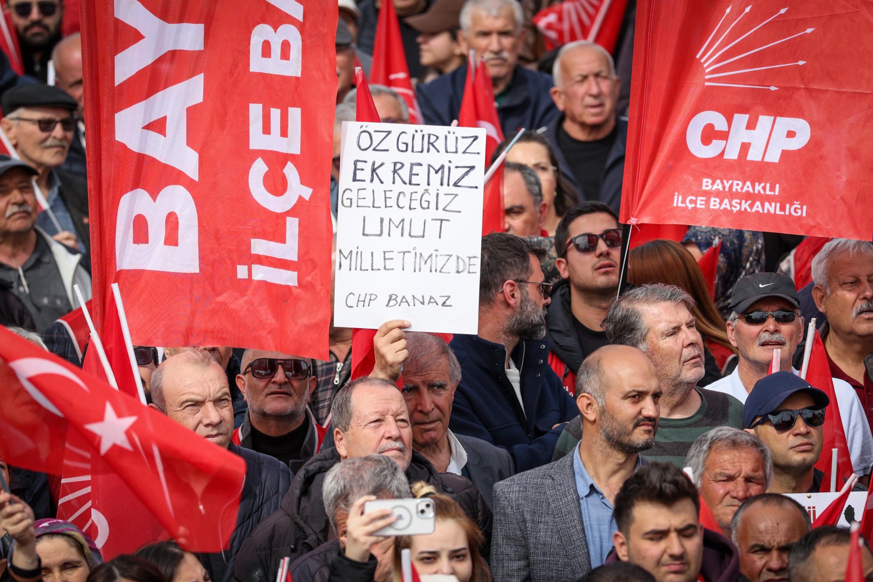 Uşak Mitinginden Görüntü