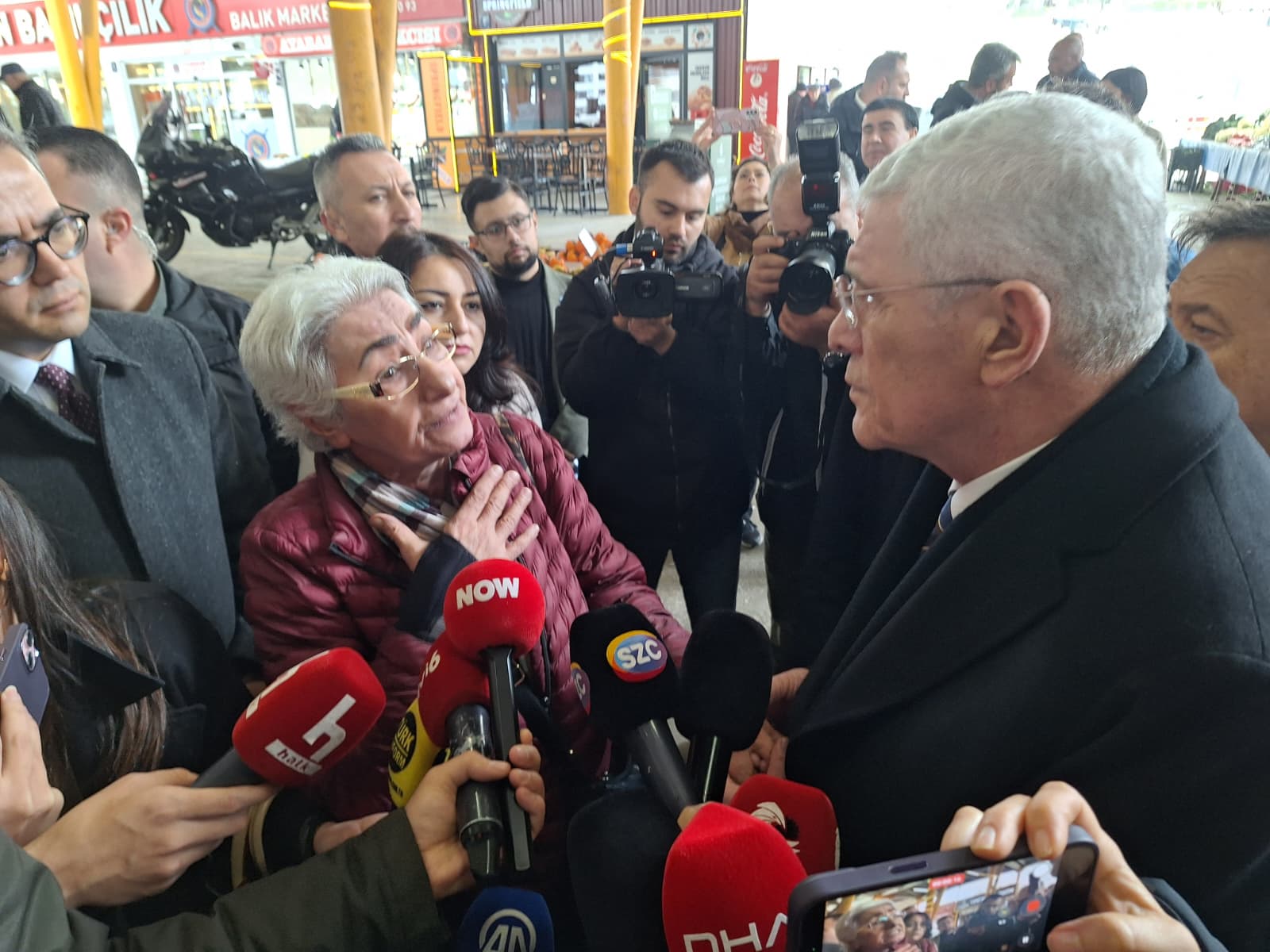 Müsavat Dervişoğlu pazar ziyareti