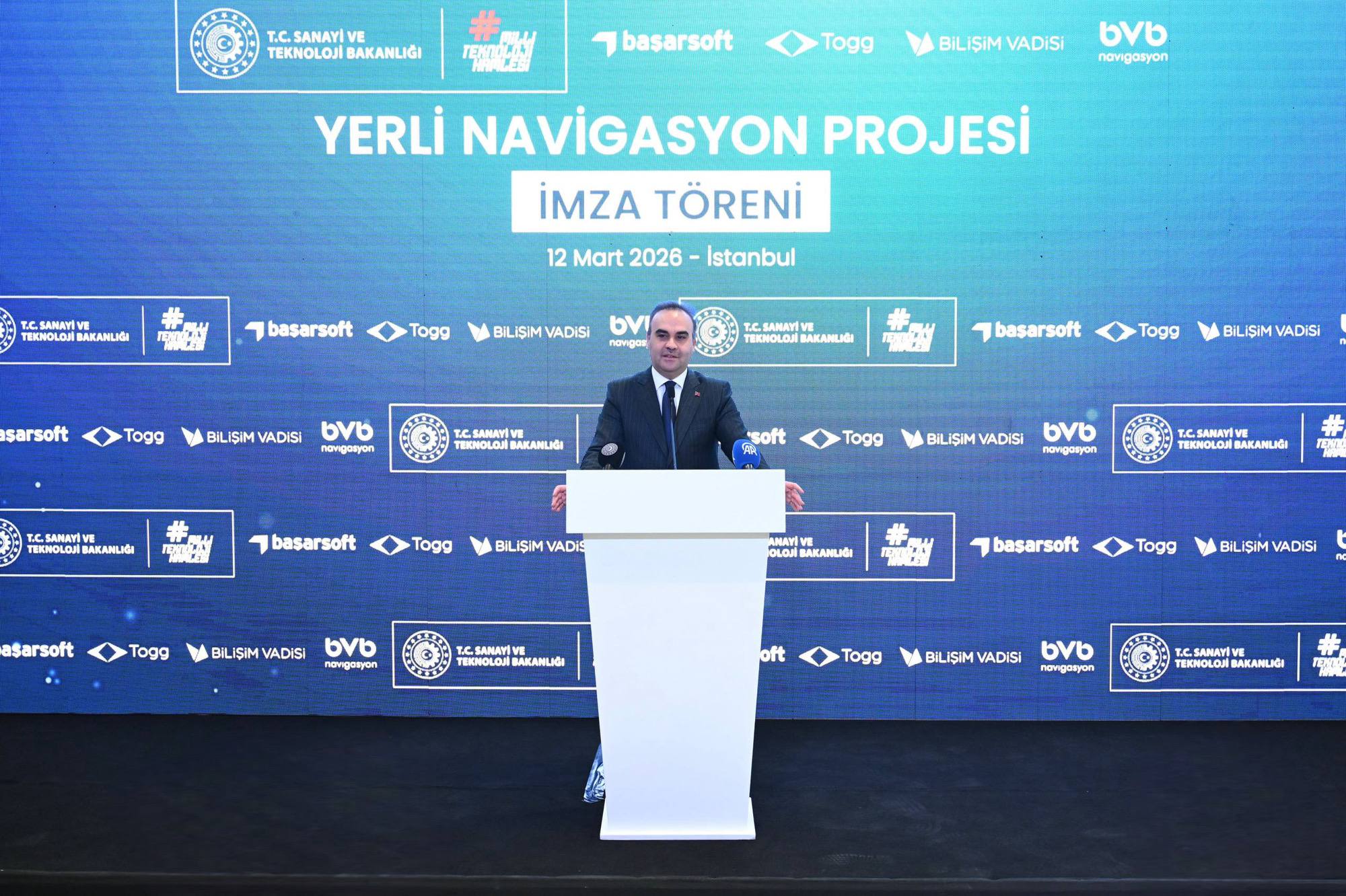 Bakan Mehmet Fatih Kacır Yerli Navigasyon Projesi İmza Töreni