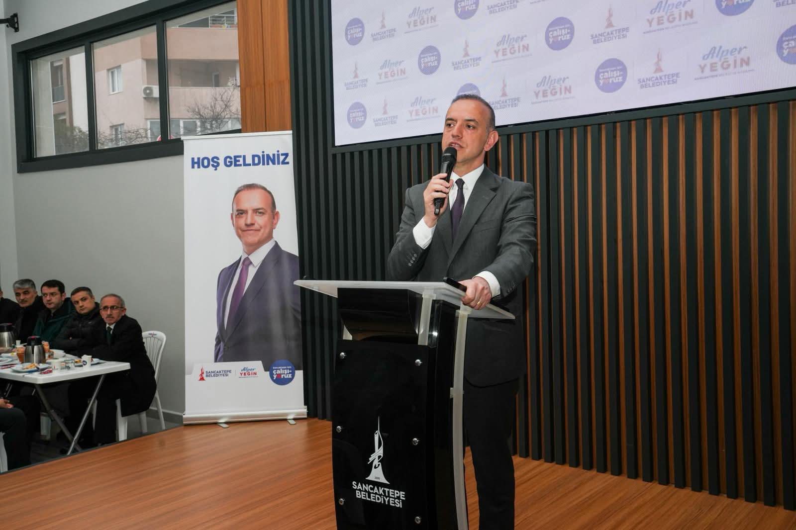 Sancaktepe Belediye Başkanı Alper Yeğin bayram kahvaltısında