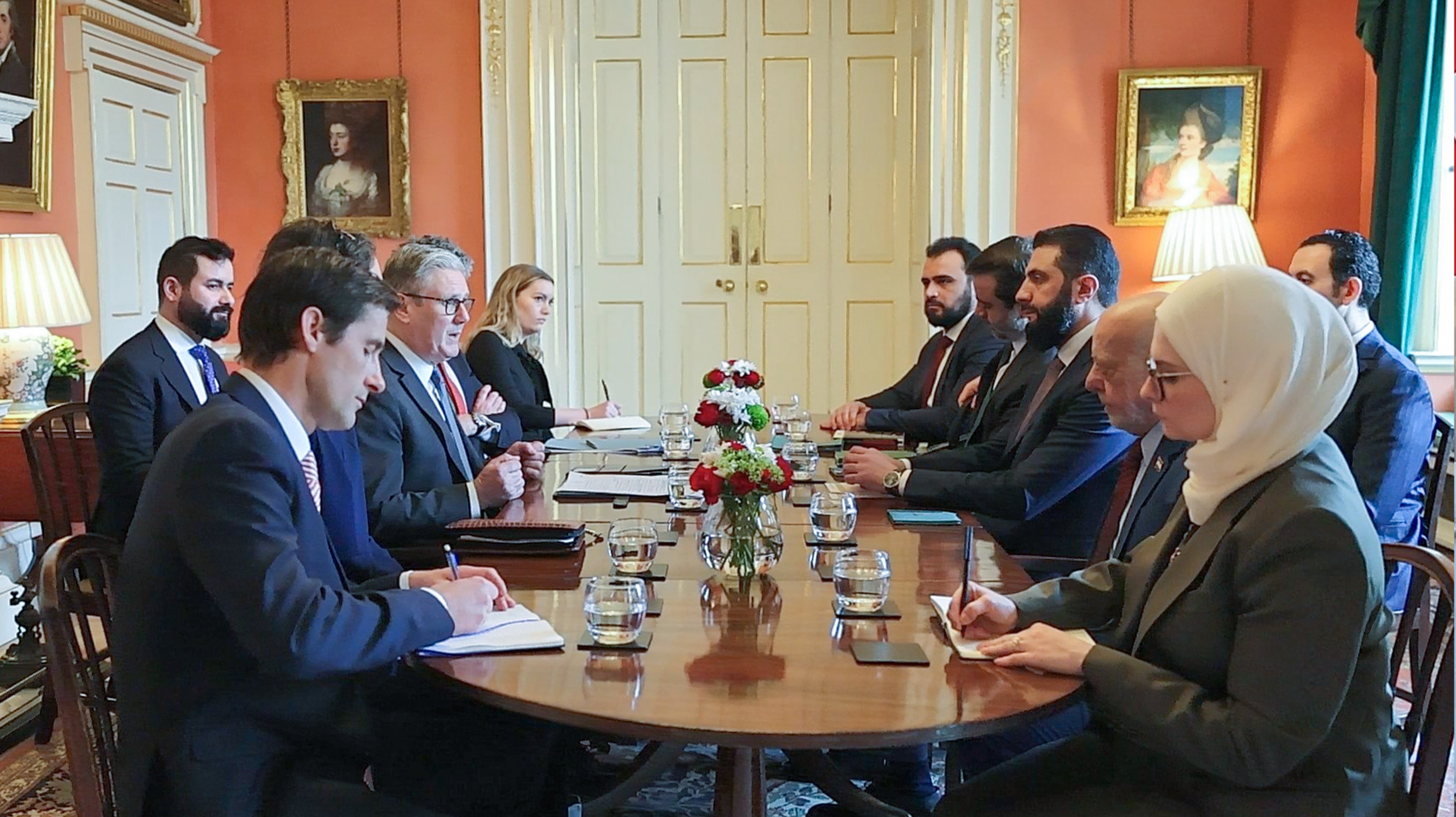 Suriye Cumhurbaşkanı Ahmed Şara diplomatik temaslar