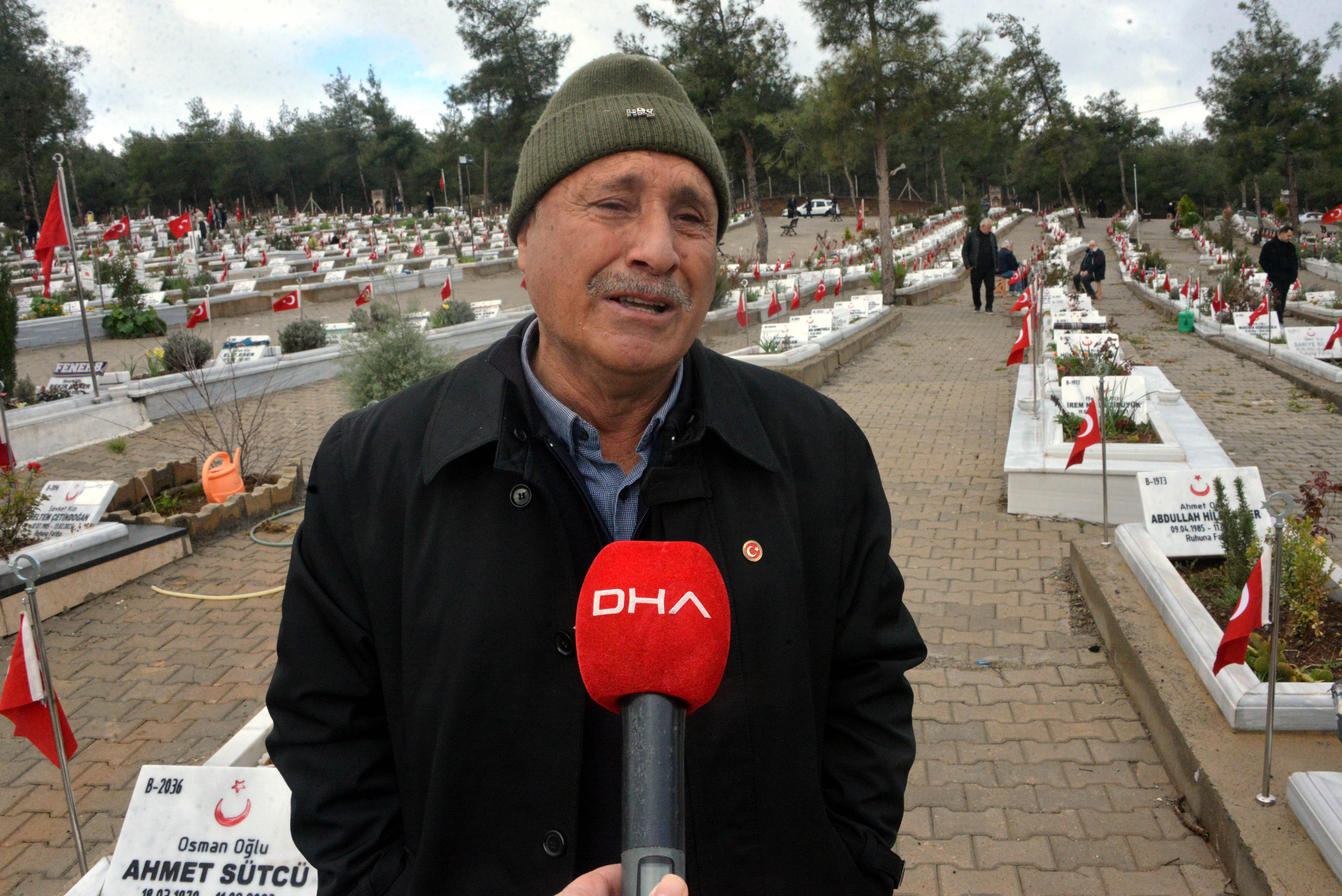 Kahramanmaraş deprem mezarlığı bayram ziyareti
