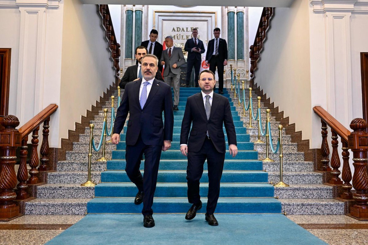 Bakan Hakan Fidan Adalet Bakanı Akın Gürlek ziyareti