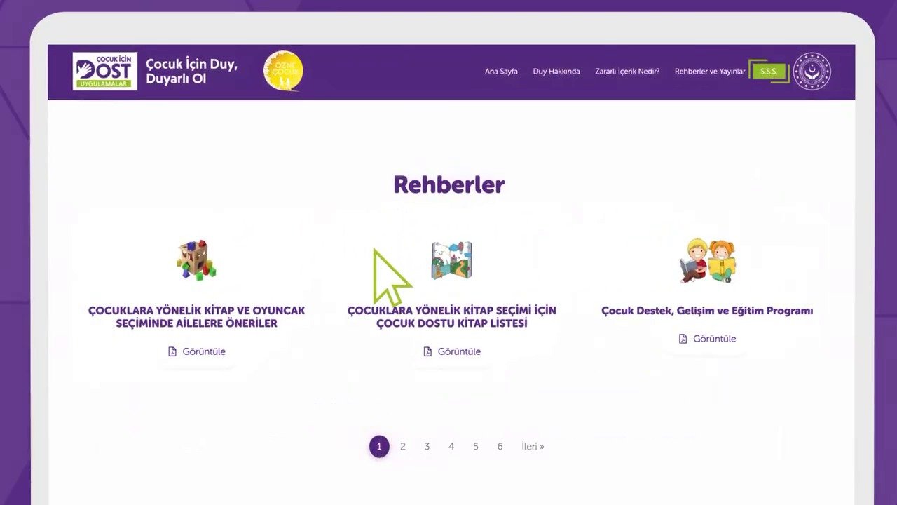 Çocuklar Güvende Platformu Aile ve Sosyal Hizmetler Bakanlığı