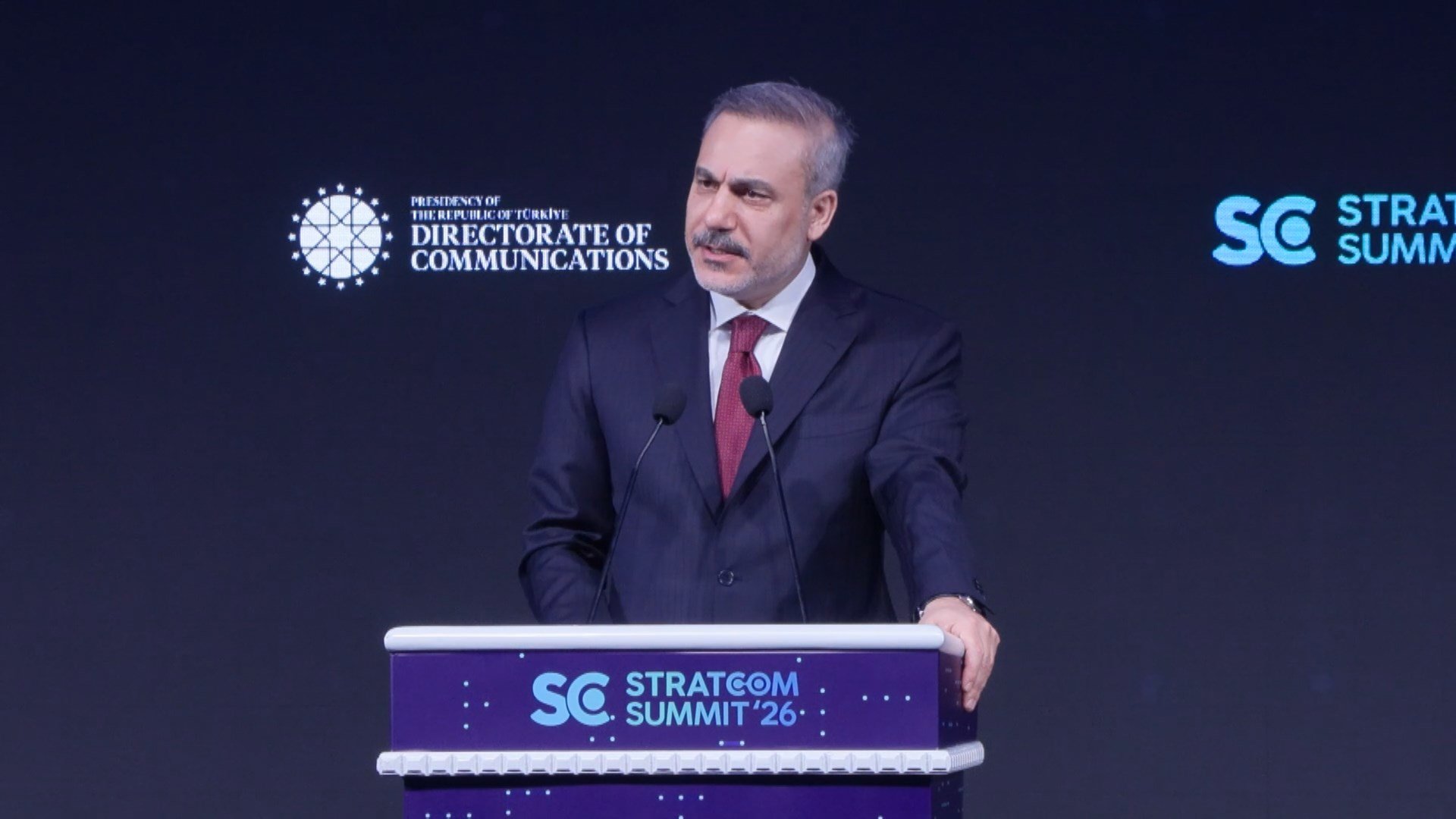 STRATCOM Zirvesi Hakan Fidan konuşma