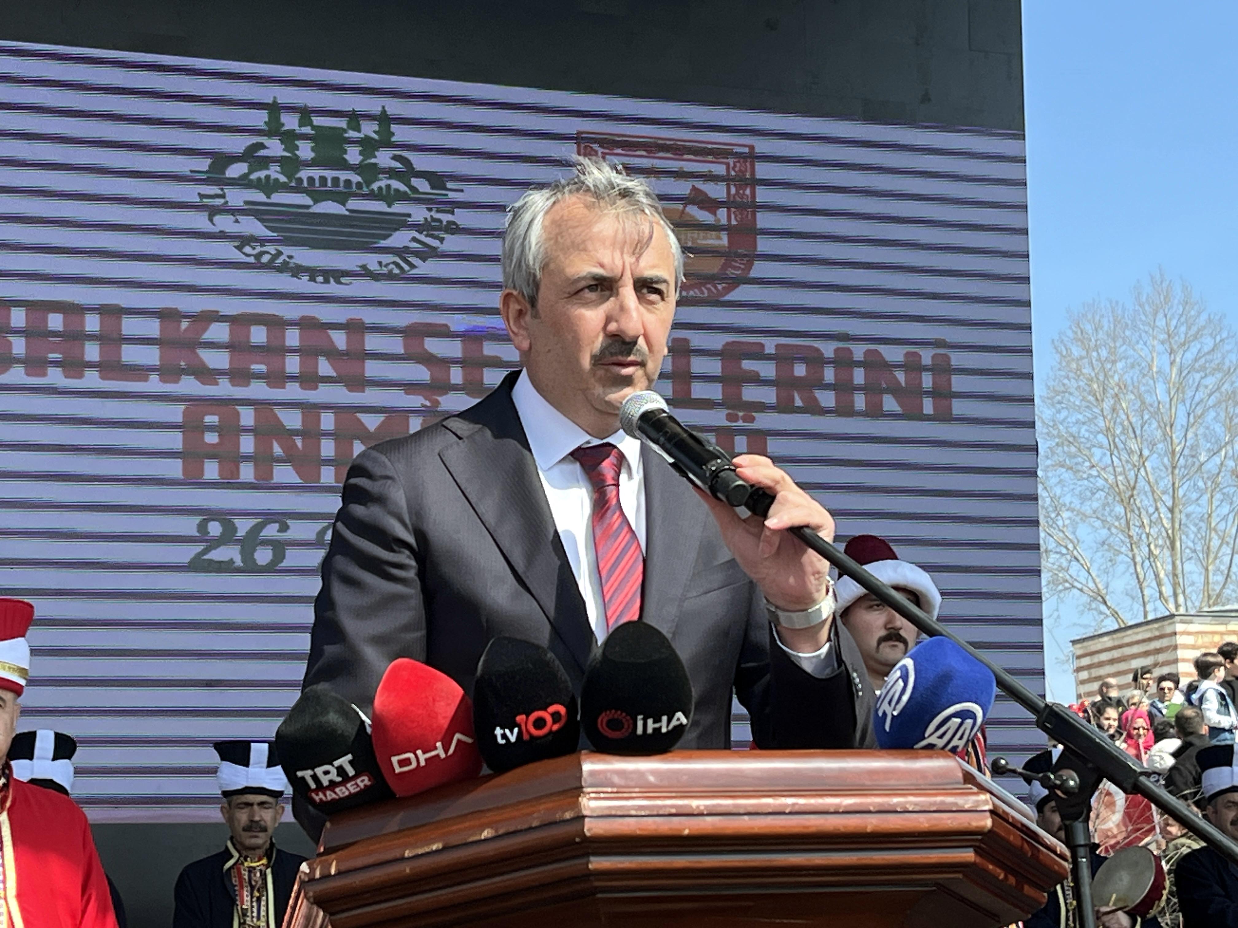 Edirne Balkan Şehitleri Anma Etkinliği