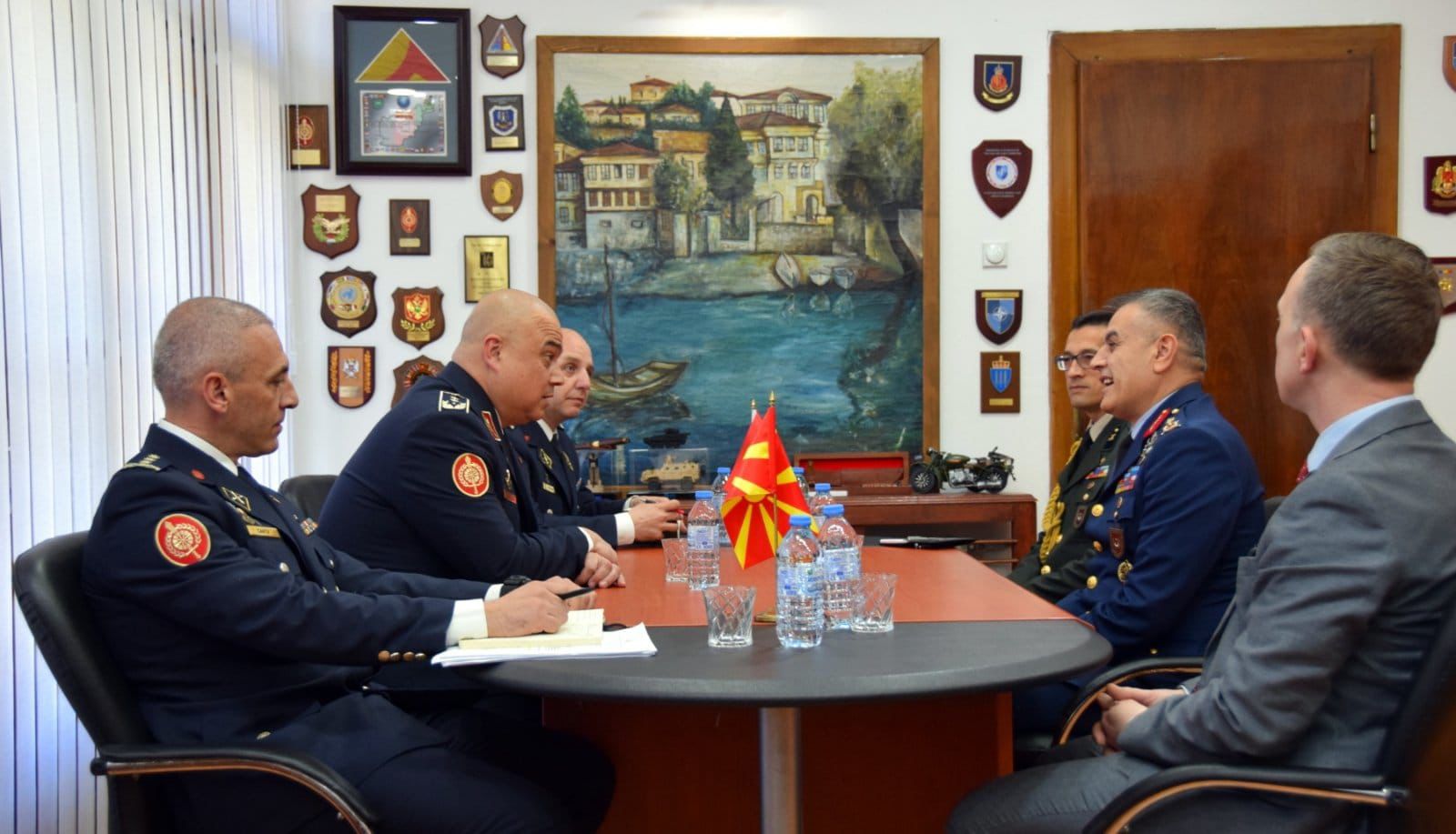 MSB Heyeti Kuzey Makedonya Genelkurmay Başkanı Ziyareti