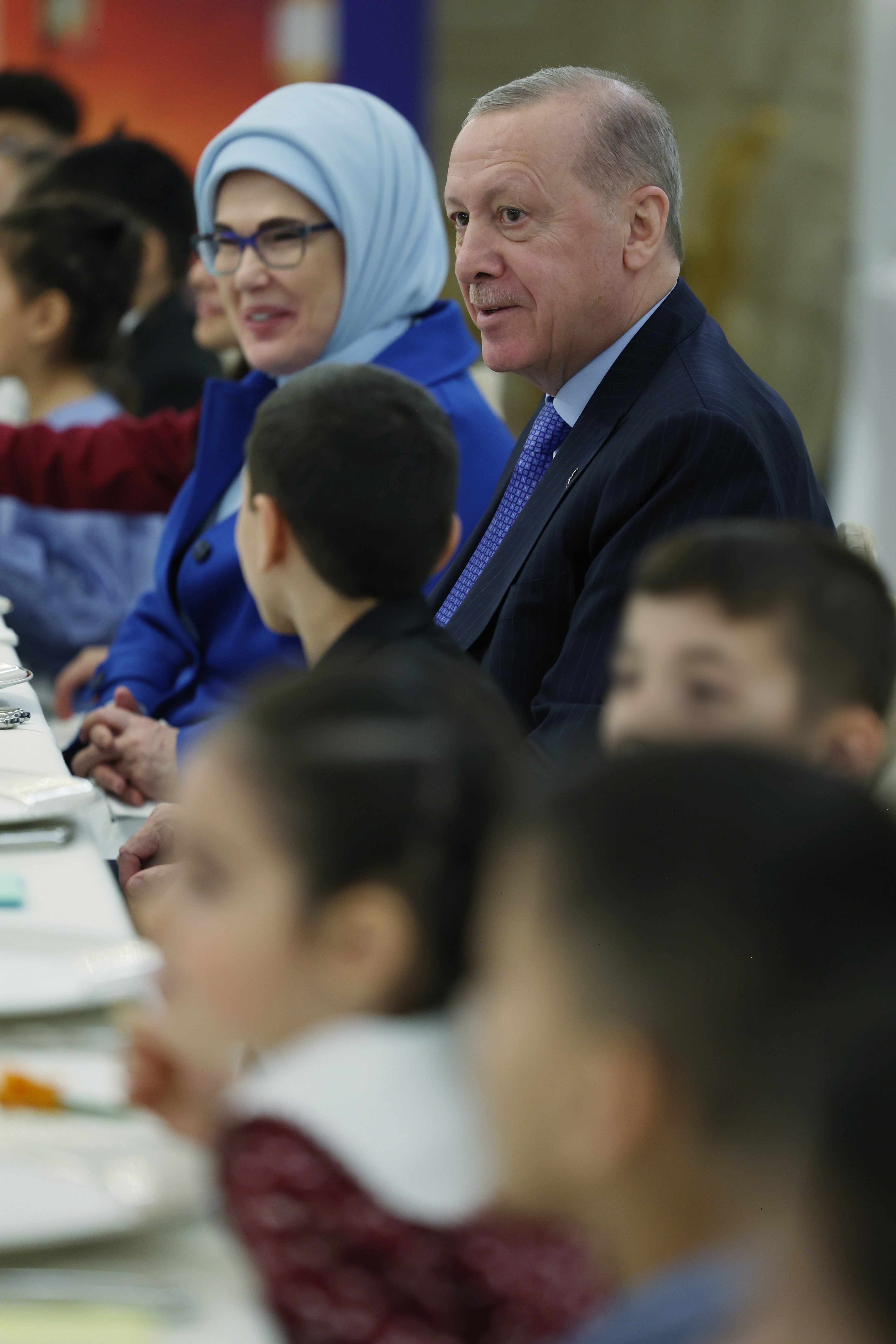 Cumhurbaşkanı Erdoğan çocuklarla iftar