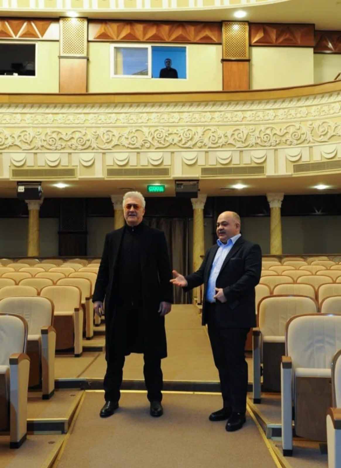 Tamer Karadağlı Azerbaycan Kültür Bakanı ile görüşme